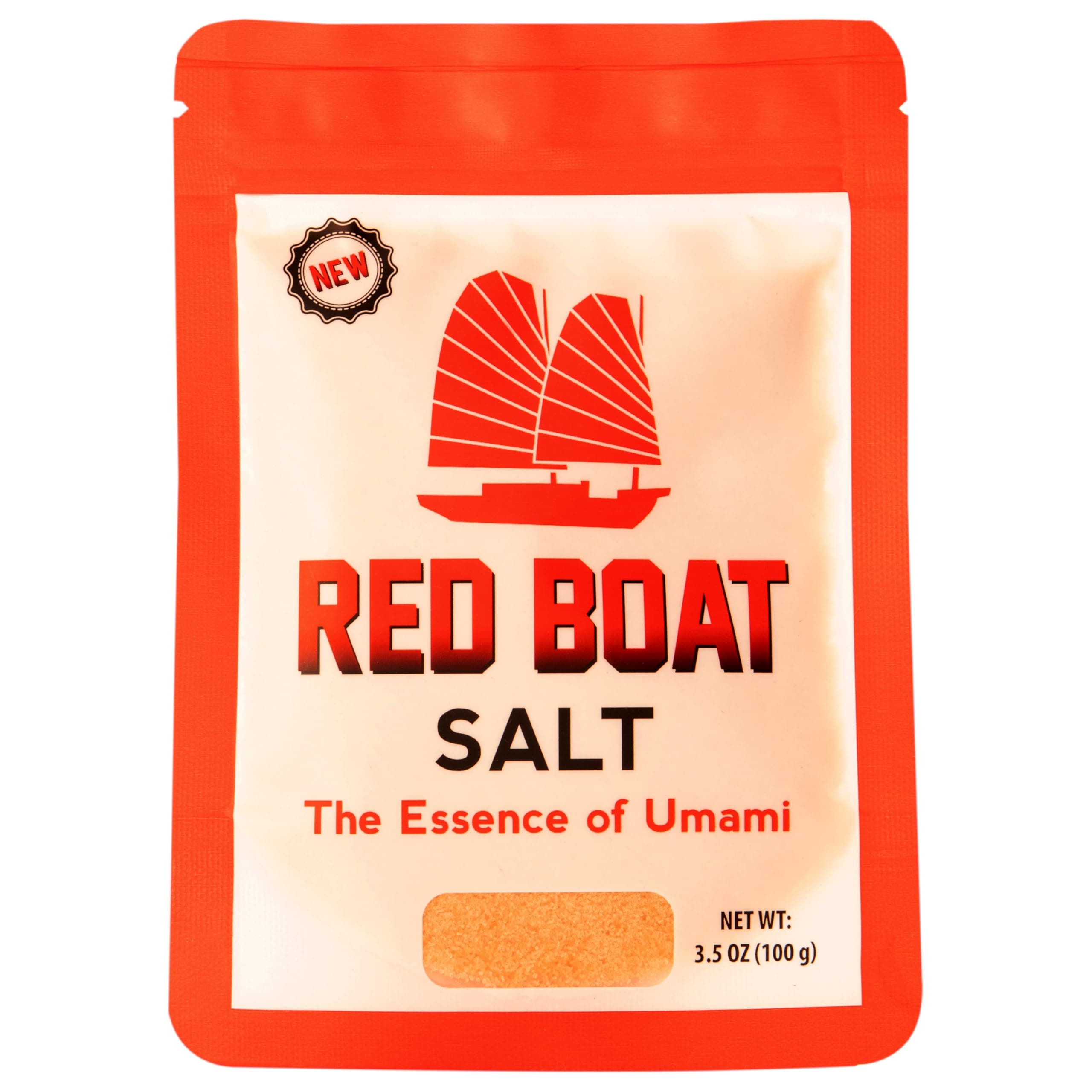 Red Boat Umami Salt | Salt infused with premium fish sauce | All Natural Handcrafted Seasoning | Keto, Paleo, & Whole 30 friendly | Gluten and sugar free with no preservatives | (3.5 Oz)