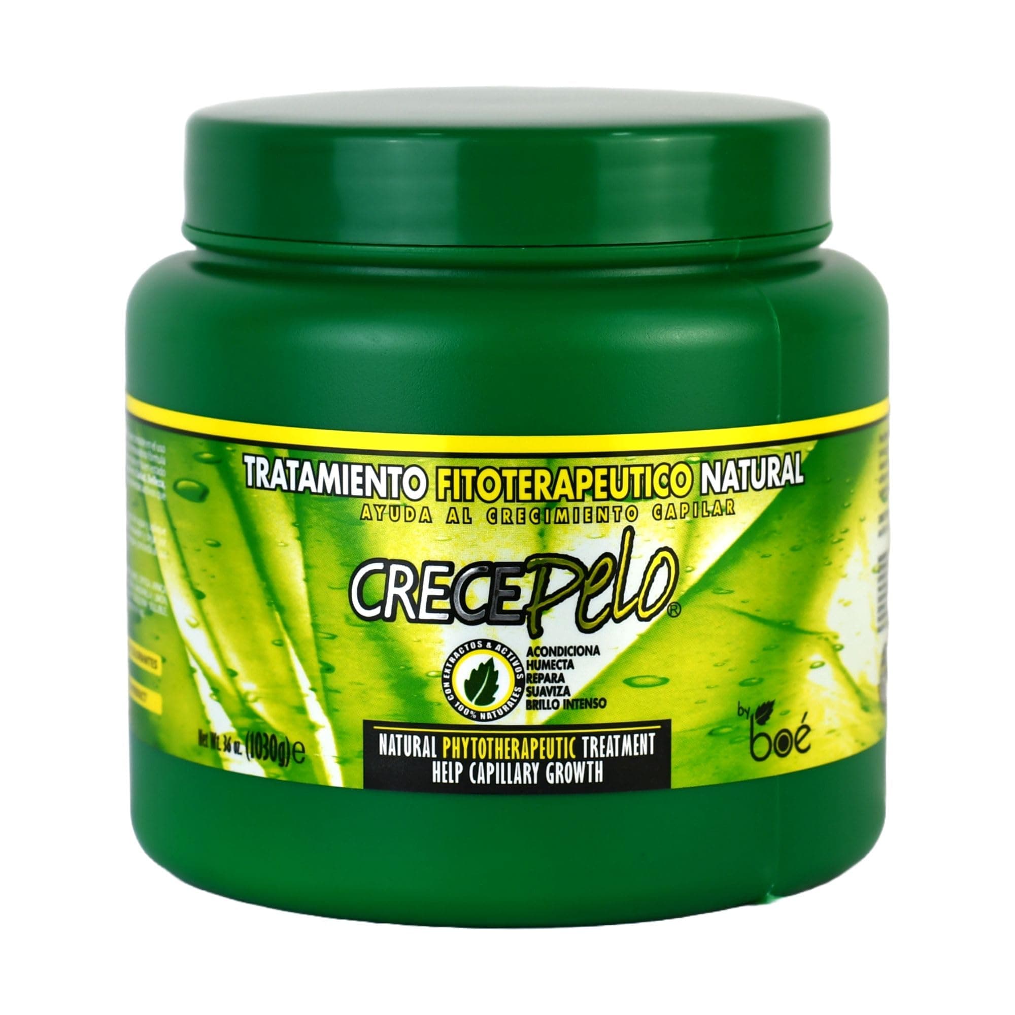 CrecePelo Natural Phytotherapeutic Deep Conditioning Hair Treatment 36 oz – Botanical Hydration Mask for Strength Softness & Shine – Moisturizing Repair Formula for All Hair Types