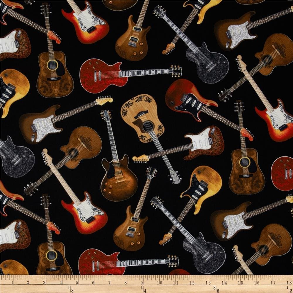 TIMELESS TREASURESGuitars, Yard, Black