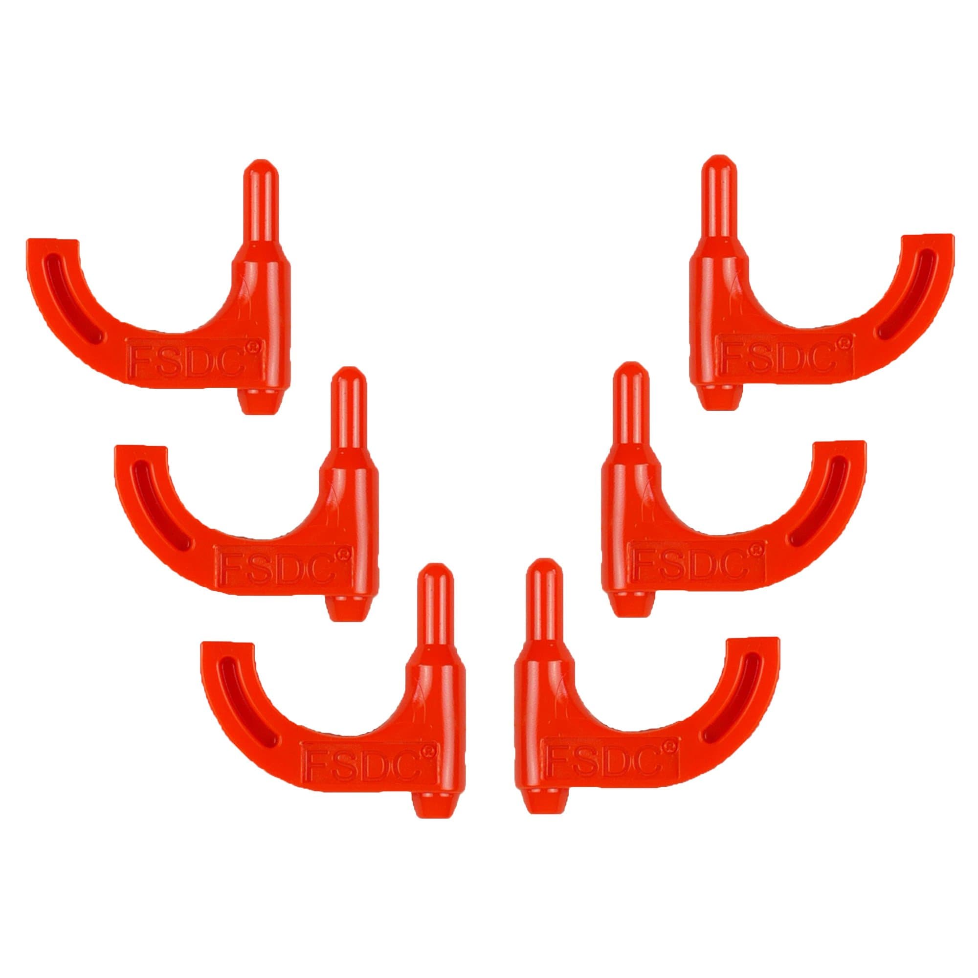 FSDC (Firearm Safety Devices) - FSDC-350PRCF Pistol/Handgun Chamber Safety Flag 6-Pack – Durable, Long-Lasting High Density Polyethylene (HDPE) – For .22 and Larger Caliber Handguns