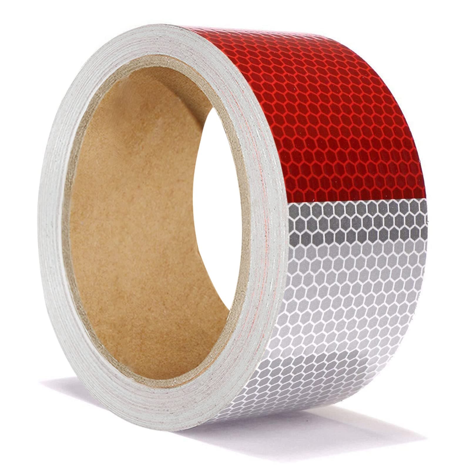 red/white reflective tape