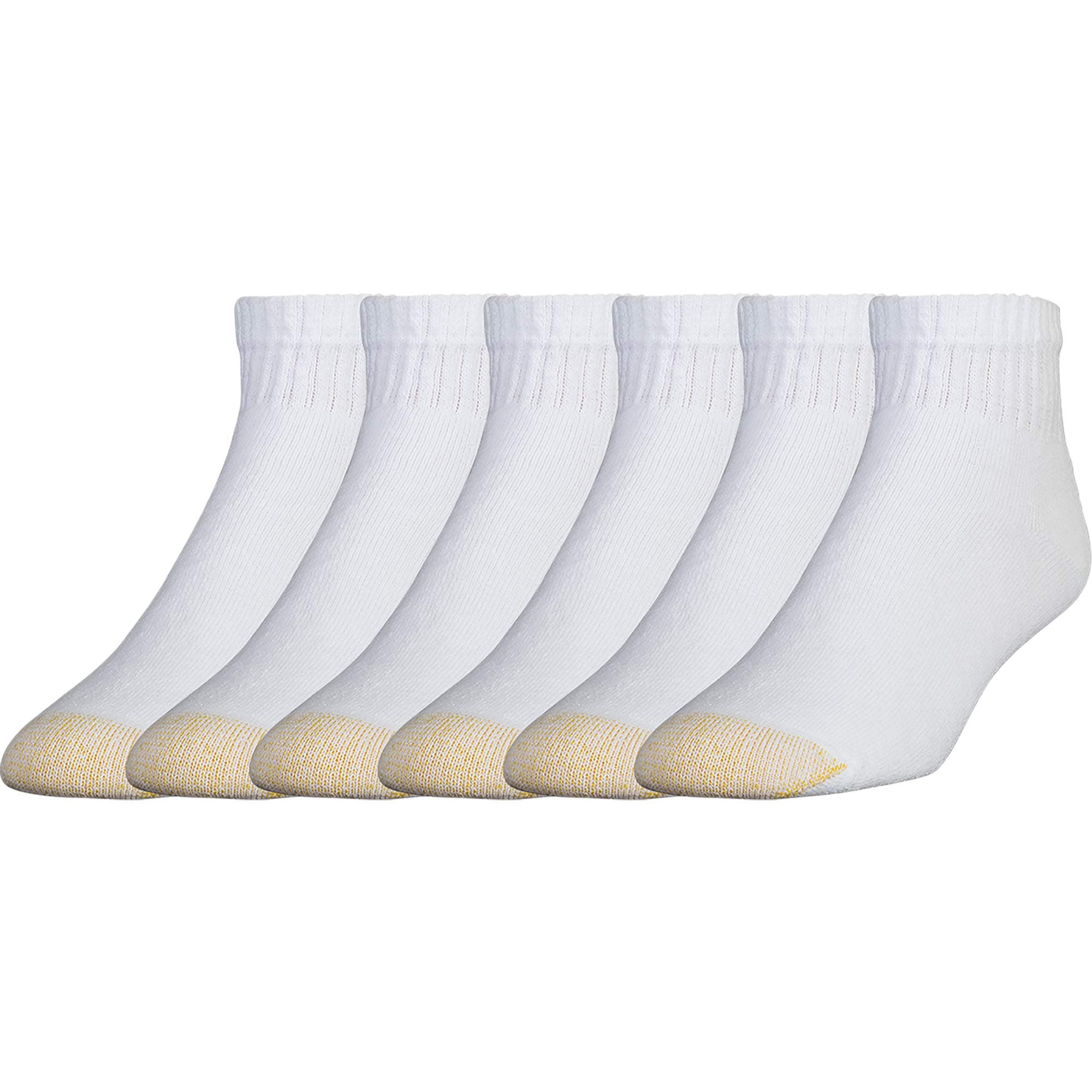 Gold Toe Men's Cotton Quarter Athletic Sock Six-Pack