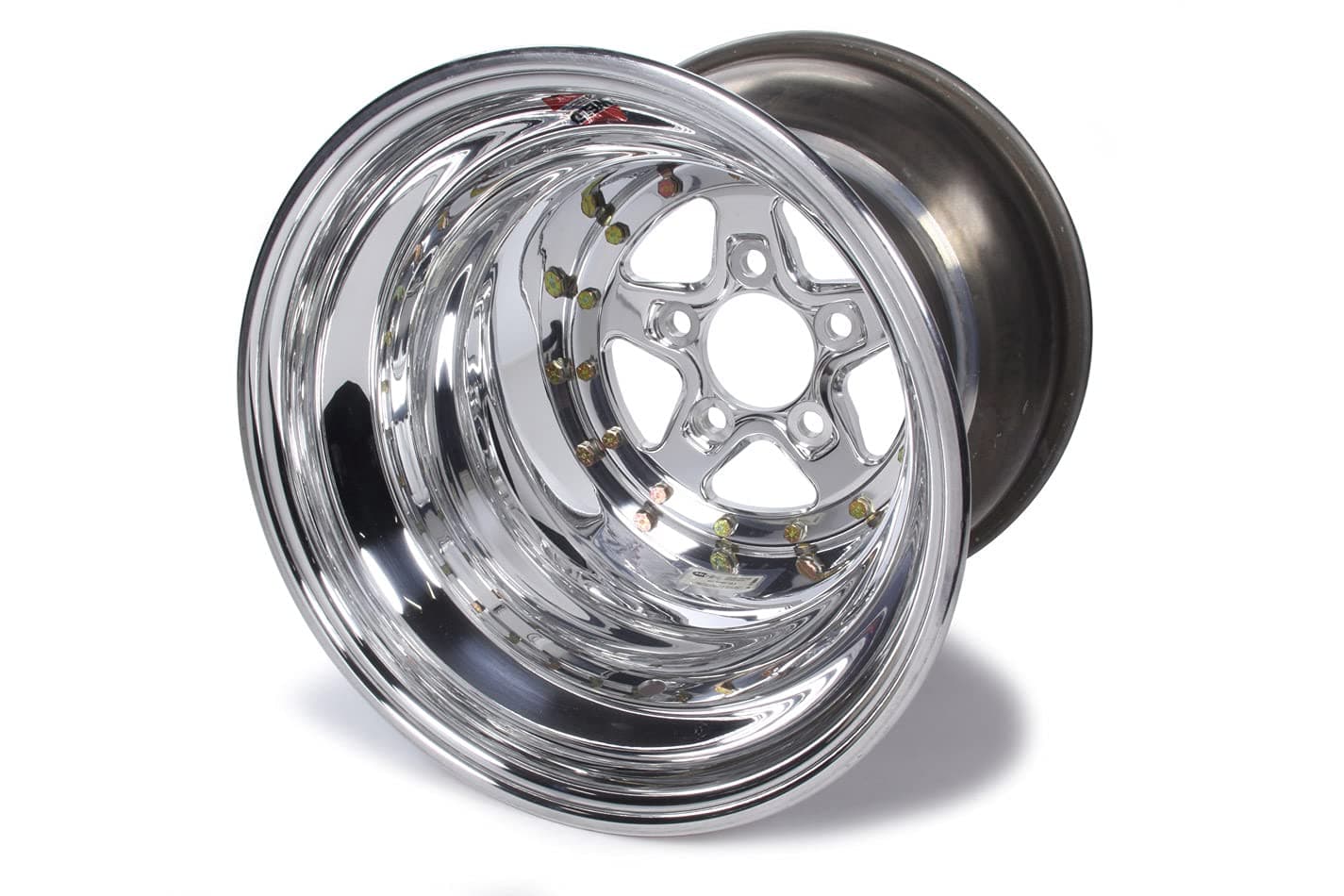 Weld Racing Wheel, Alumastar, 15 x 12 in, 3.000 in Backspace, 5 x 4.75 in Bolt Pattern, Aluminum, Polished, Each
