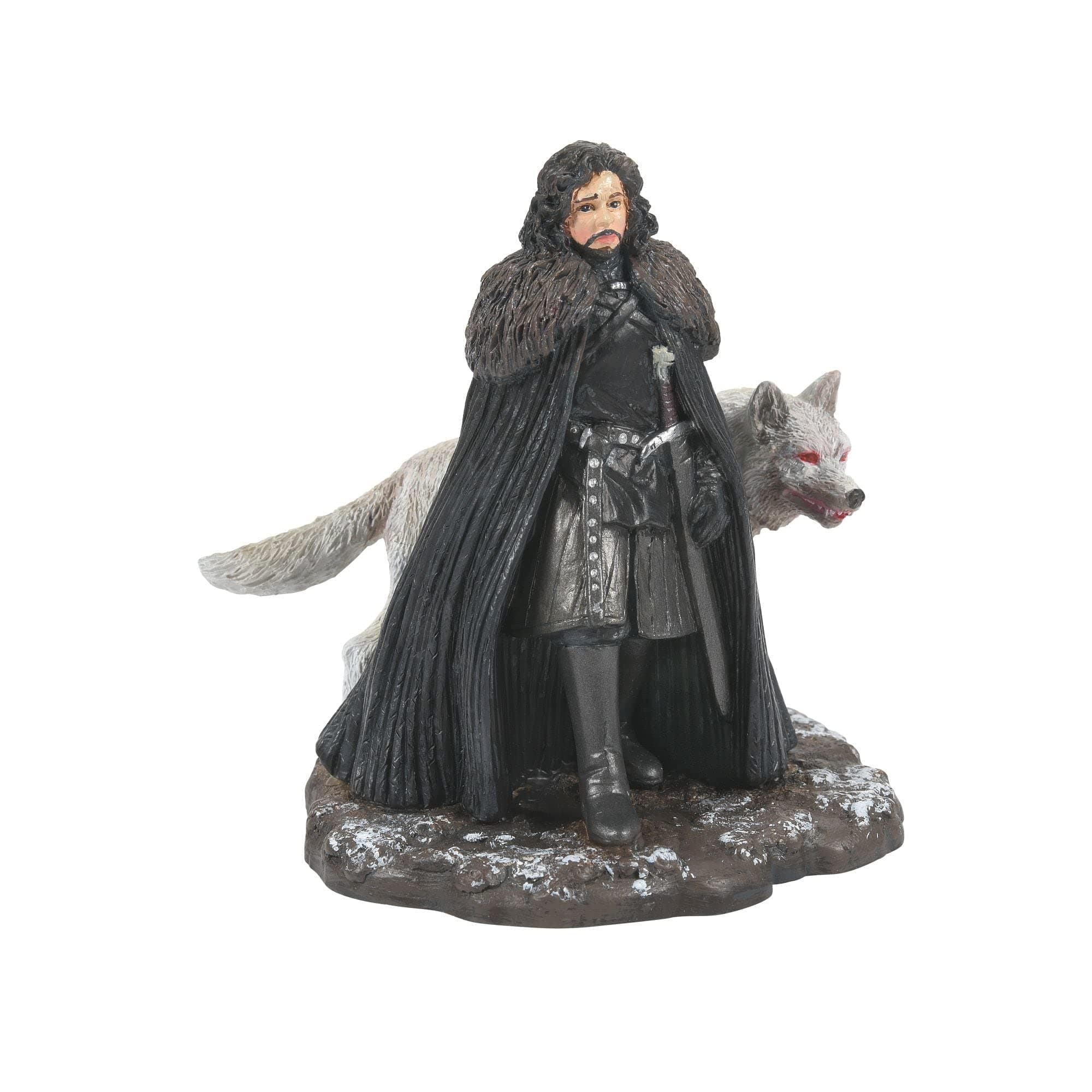Department 56 Game of Thrones Village Accessories Jon Snow Figurine, 3.27 Inch, Multicolor