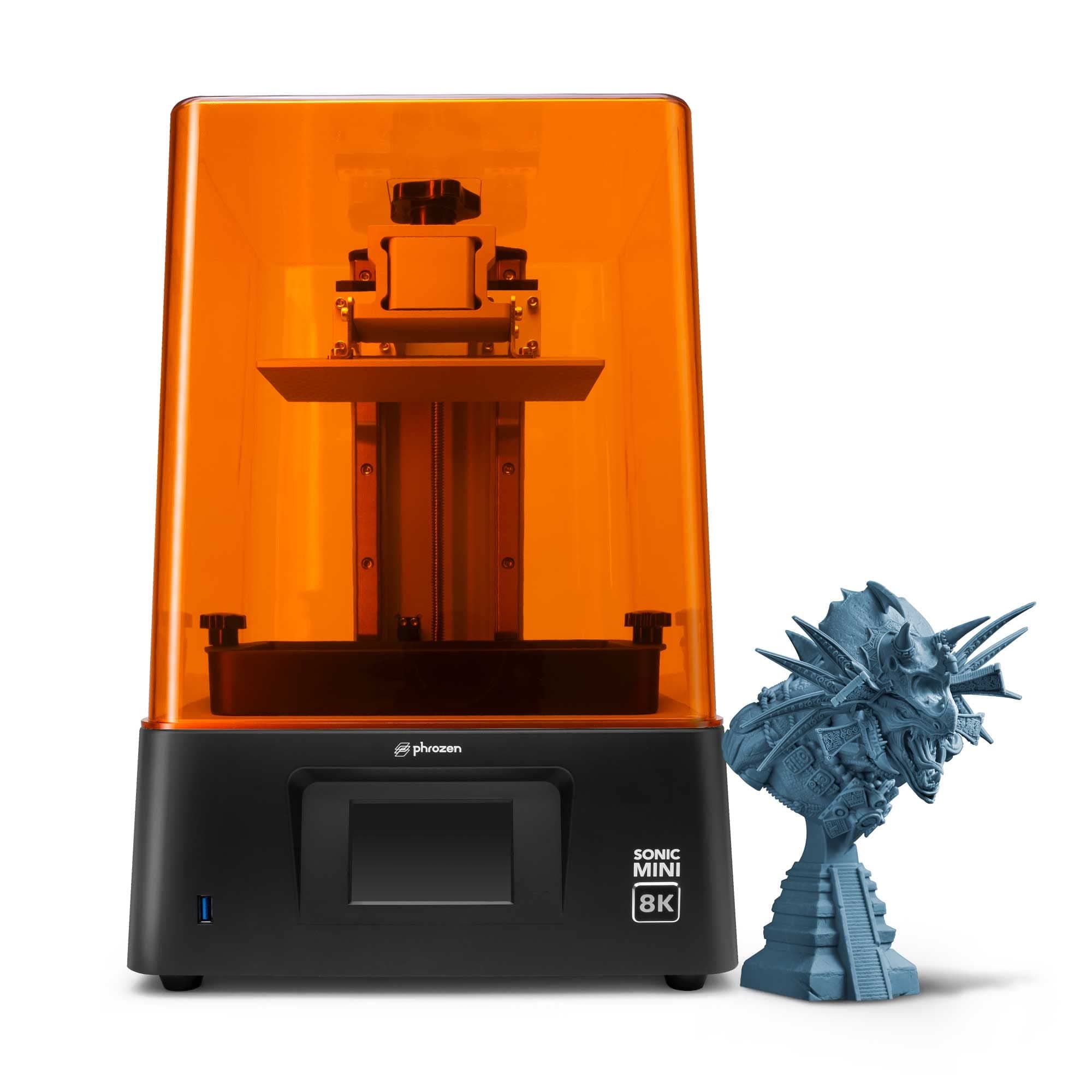 phrozen Sonic Mini 8K LCD Resin 3D Printer, Highest Resolution of 22 µm and 1152 ppi, 7.1'' Mono LCD Screen, Prints Beyond Handcrafted Models, L16.5 x W7.2 x H18 cm Printing Volume