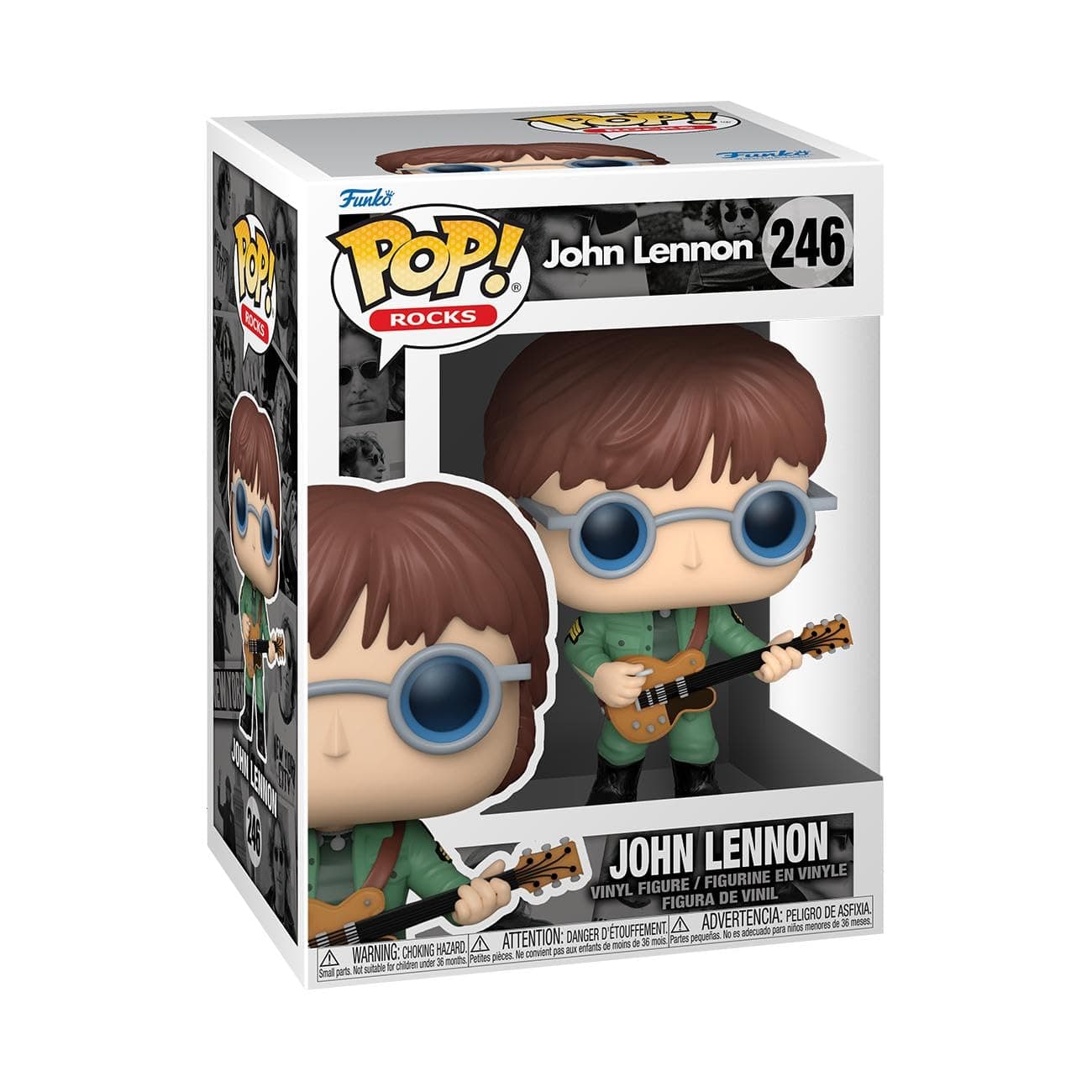Funko 55787 Pop Figür - Rocks: John Lennon - Military Jacket