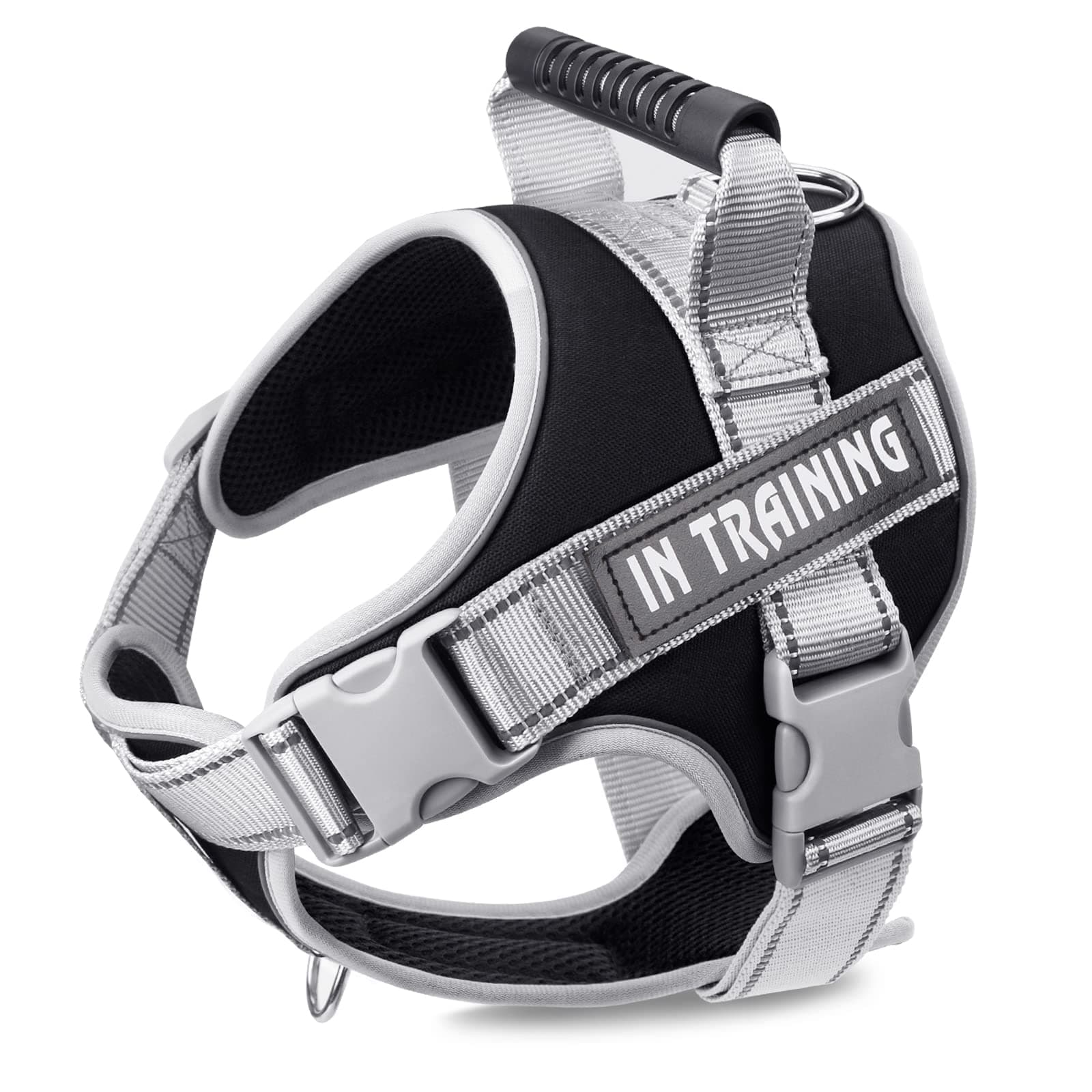 Dog Harness, Adjustable Dog Body Belt For Large Dogs With Copybook Dog Vest (XL, Black, Pack of 1),330 gram