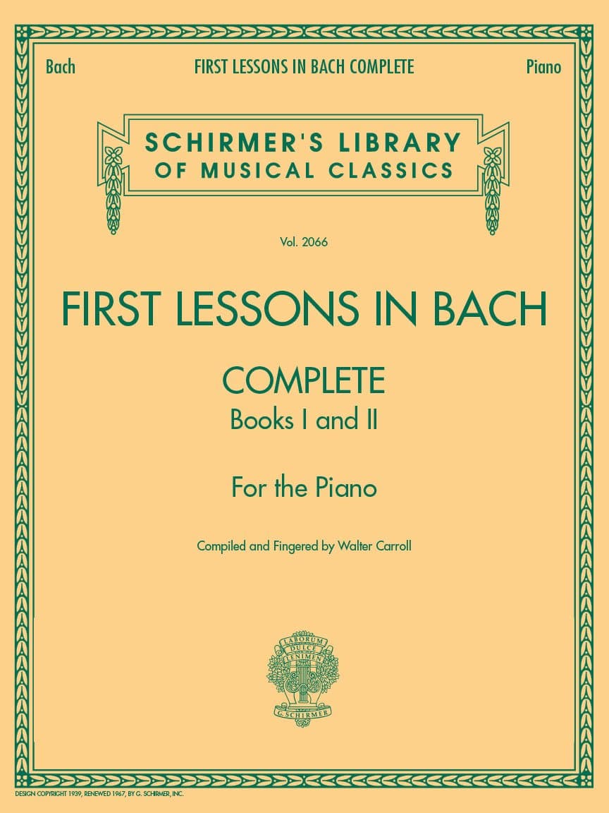 First Lessons In Bach 1 & 2 Complete