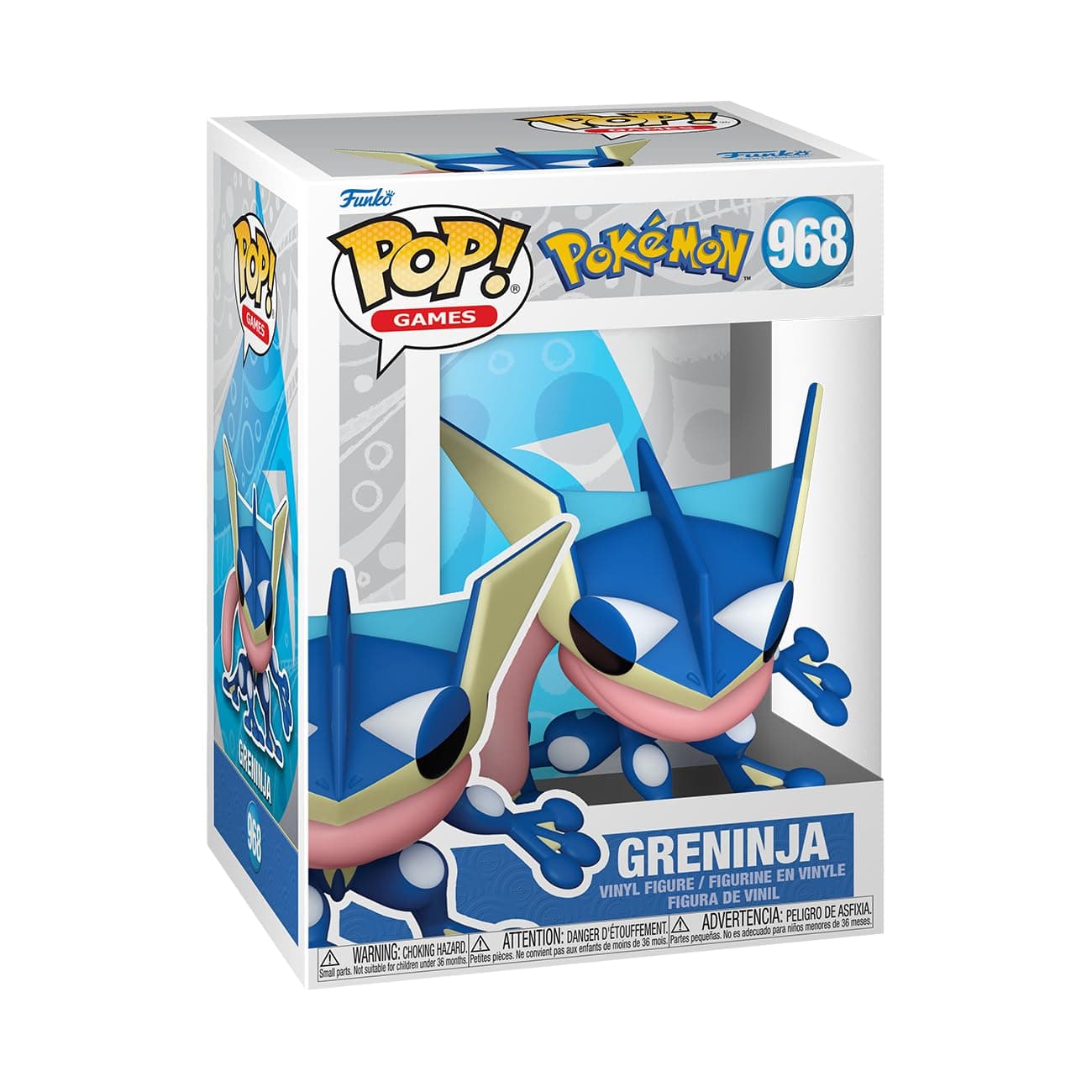 Funko Pop Games: Pokemon - Greninja - Collectable Vinyl Figure - Gift Idea - Official Merchandise - Toys for Kids & Adults - Video Games Fans - Model Figure for Collectors and Display