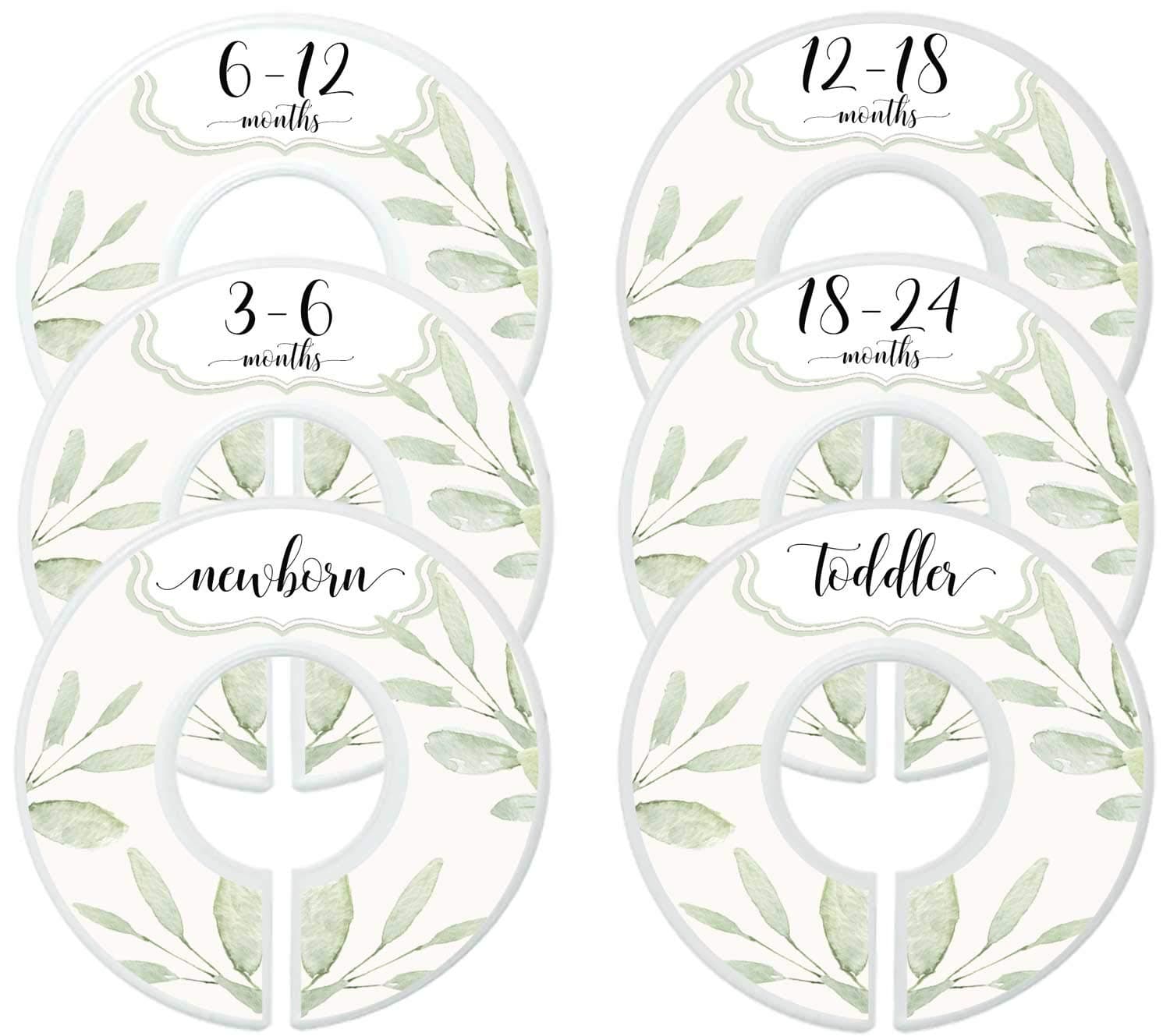 Mumsy Goose Baby Girl Clothes Dividers Nursery Closet Dividers Closet Organizers Botanical