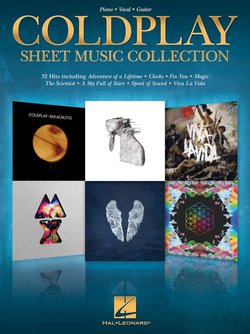 Coldplay Sheet Music Collection | Piano/Vocal/Guitar Songbook with Chords and Lyrics | 32 Greatest Hits | Music Book for Beginners, Teachers, and Fans | Play Coldplay Songs for Practice or Performance