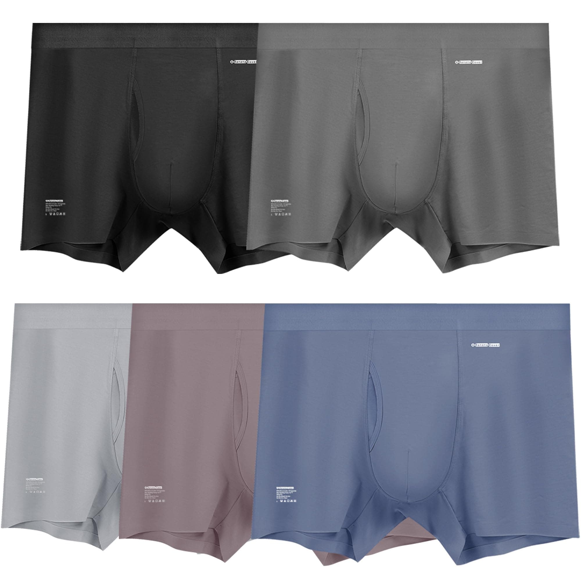 Premium Men's Naked Feeling Air Micro Modal Boxer Briefs - Softer Than Cotton-Athleisure Mens Underwear Trunks