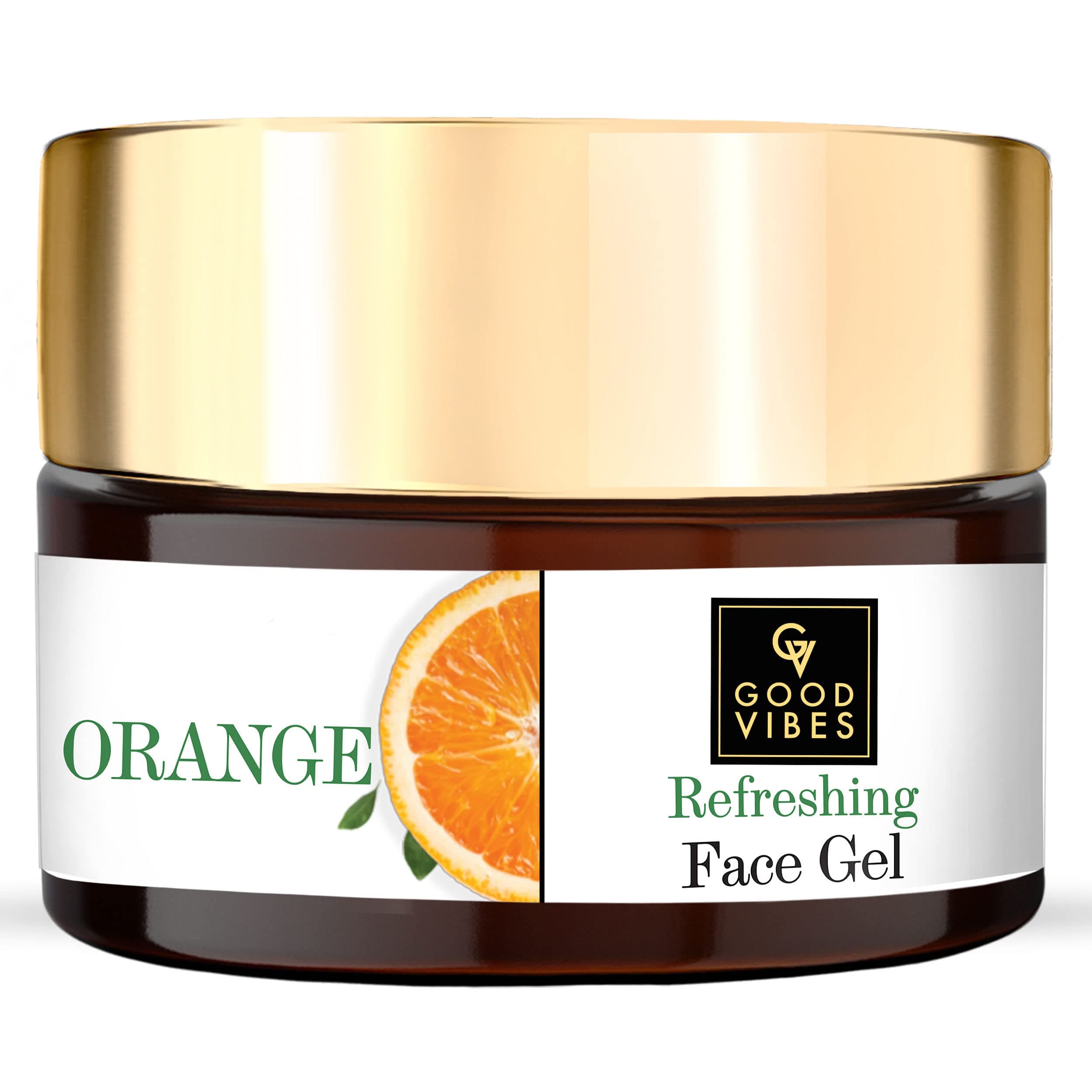 Orange Refreshing Face Gel 100 g, Skin Brightening Hydrating Non Greasy Moisturizing Light Weight Nourishing Formula for All Skin Types, Natural, No Parabens & Sulphates, No Animal Testing
