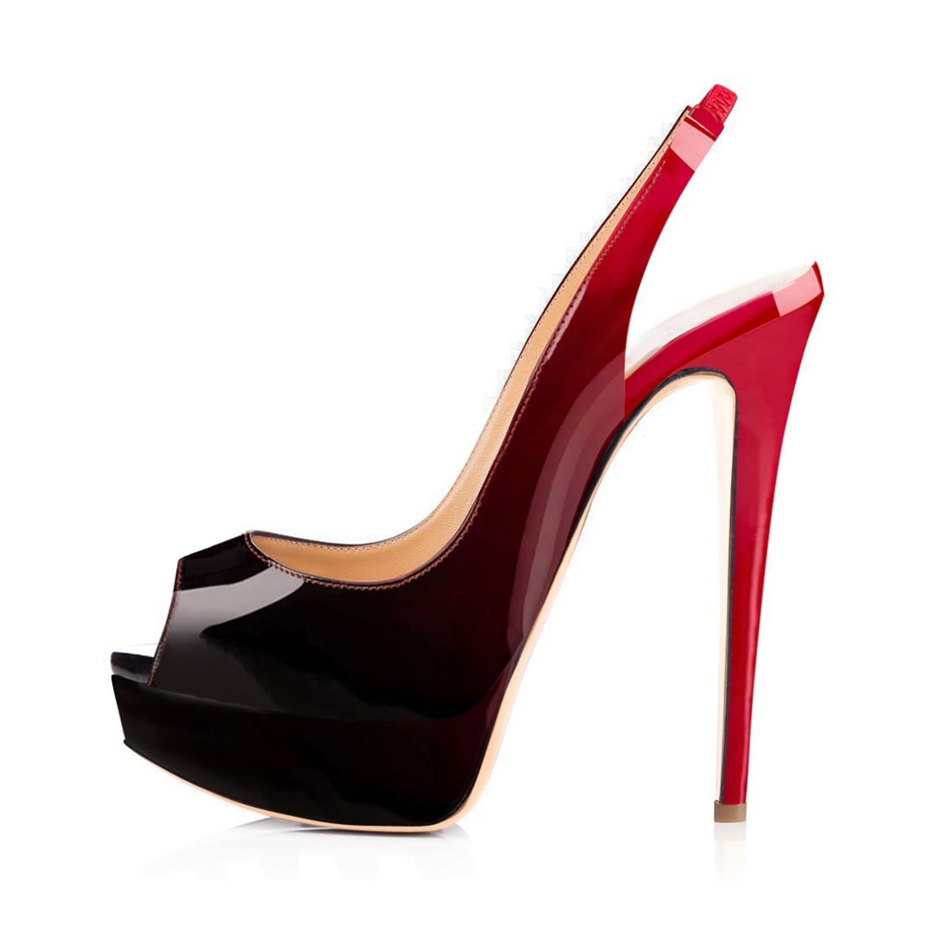 Mermaid Women’s Shoes Peep-Toe Sling Back High Heel Platform Sandals