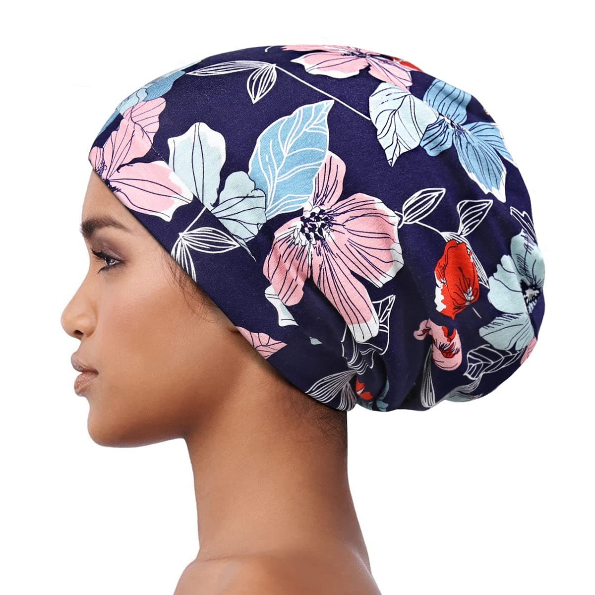 AlnormBlack Girl Sleep Cap Grandma's Multiply Colors Available