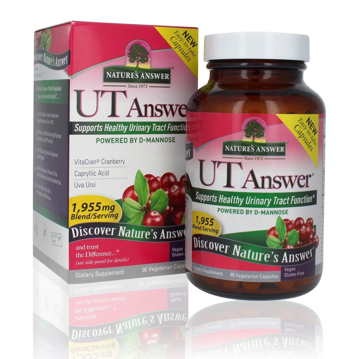 Ut 1955 Mg Vegetarian Capsules, 90'S