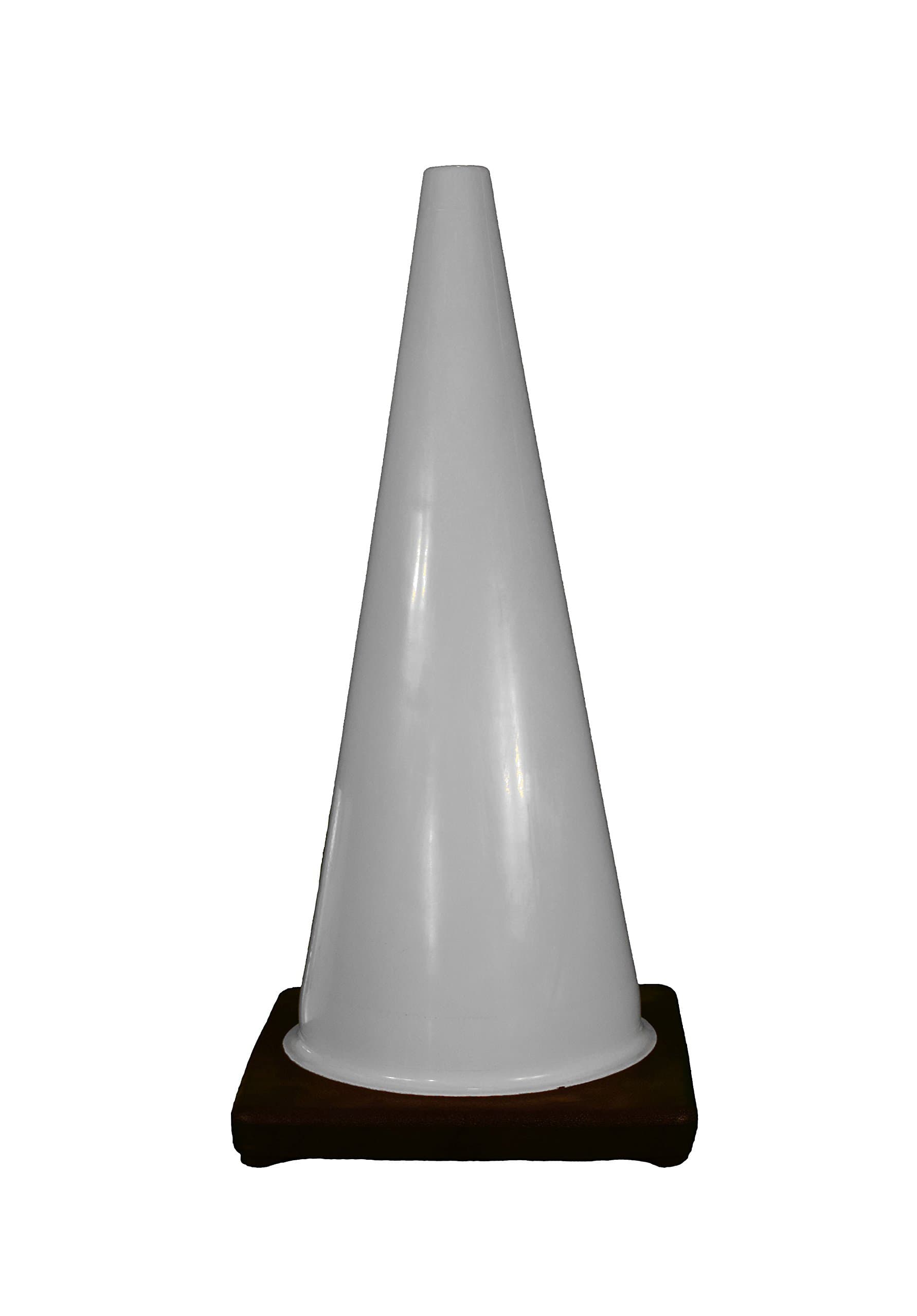 03-500-66 PVC Traffic Cone, 28", White