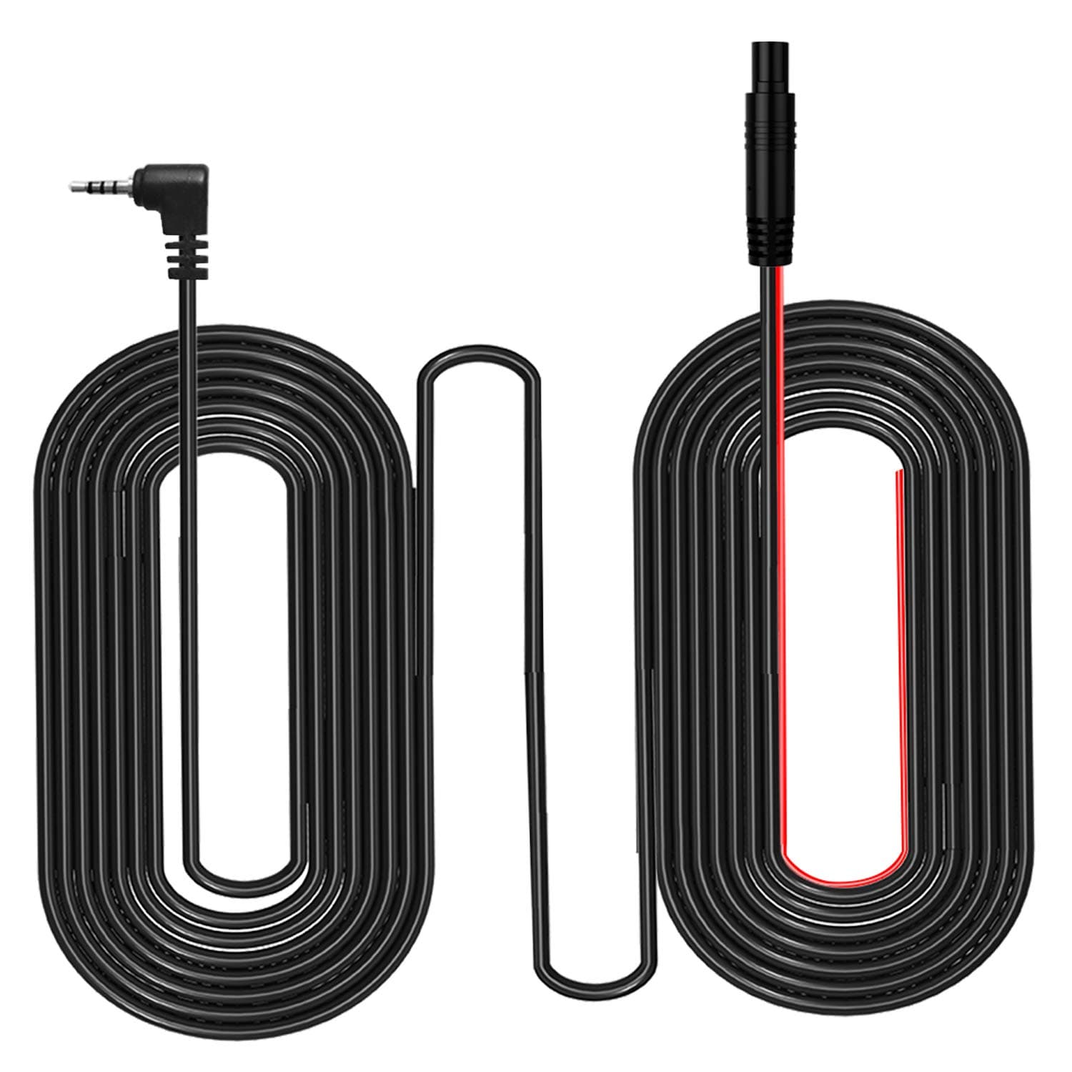 5 Pin Dash Cam Cable,33 Ft 2.5mm Male to 5 Pin Backup Camera Cord,Dash Cam Rear View Camera Ultra Long Cable with Reverse Trigger Wire Fit for Pick-up Trucks,Trailer,RV,SUV,Bus,Farm Machine,etc.