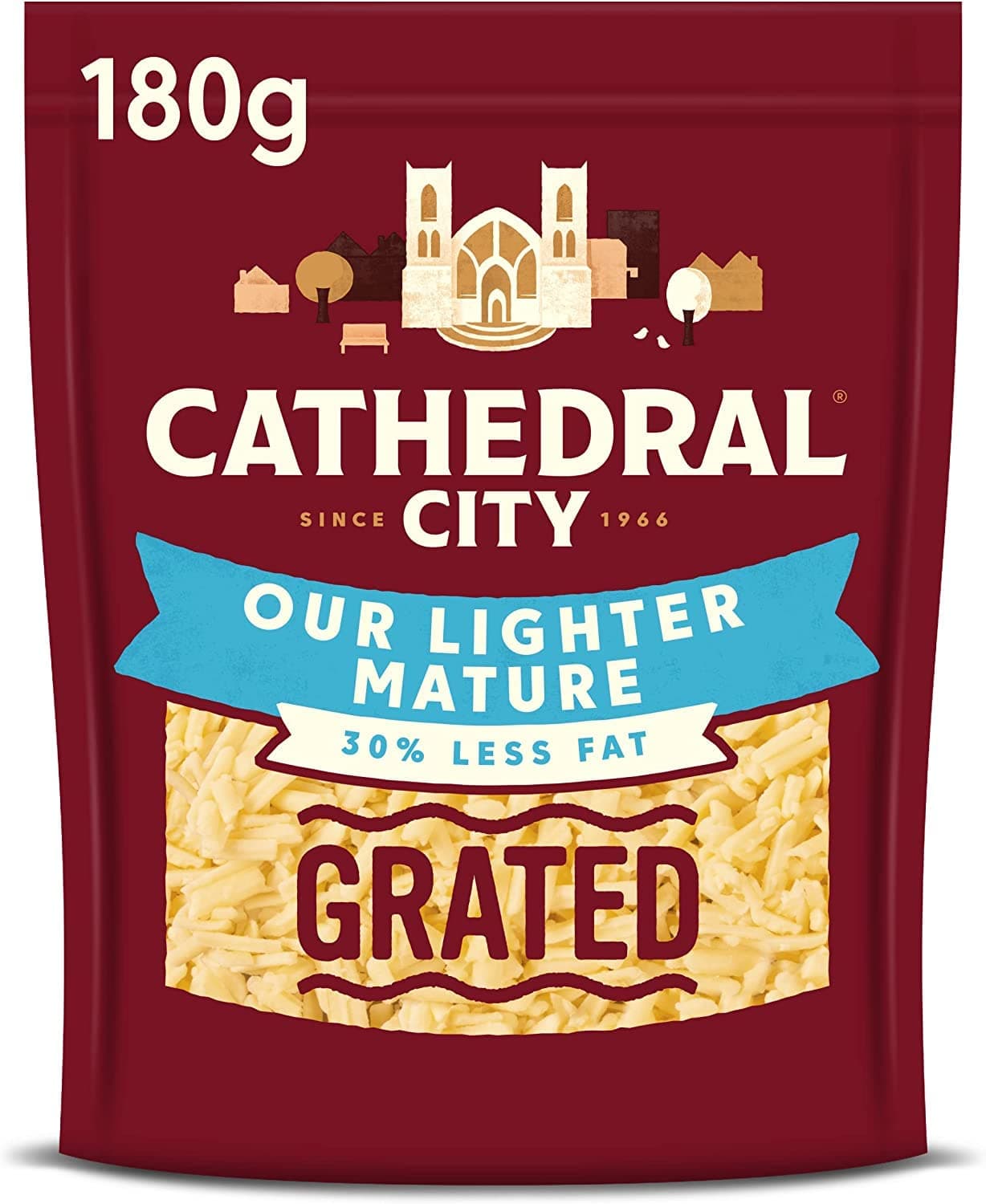 Cathedral City Grated Mature Lighter Cheese 180 g