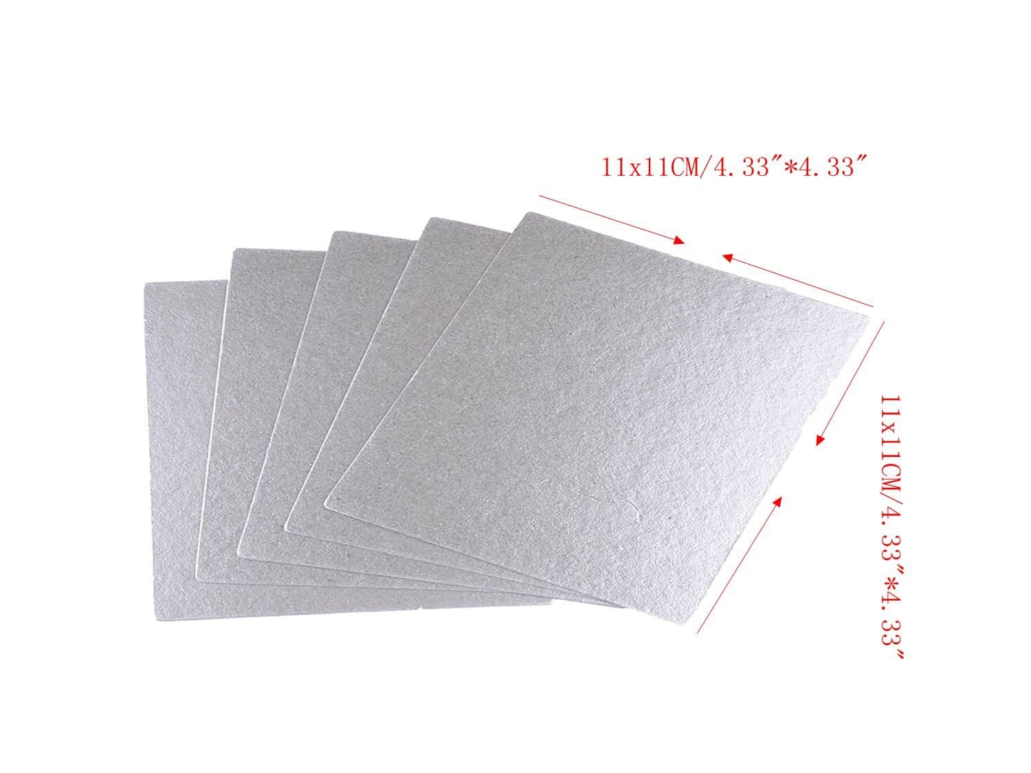 Aquamonica Repair of mica Plate high Temperature Insulation Board by Domestic Microwave Oven 11x11CM/4.33"*4.33" (10pcs/Package)