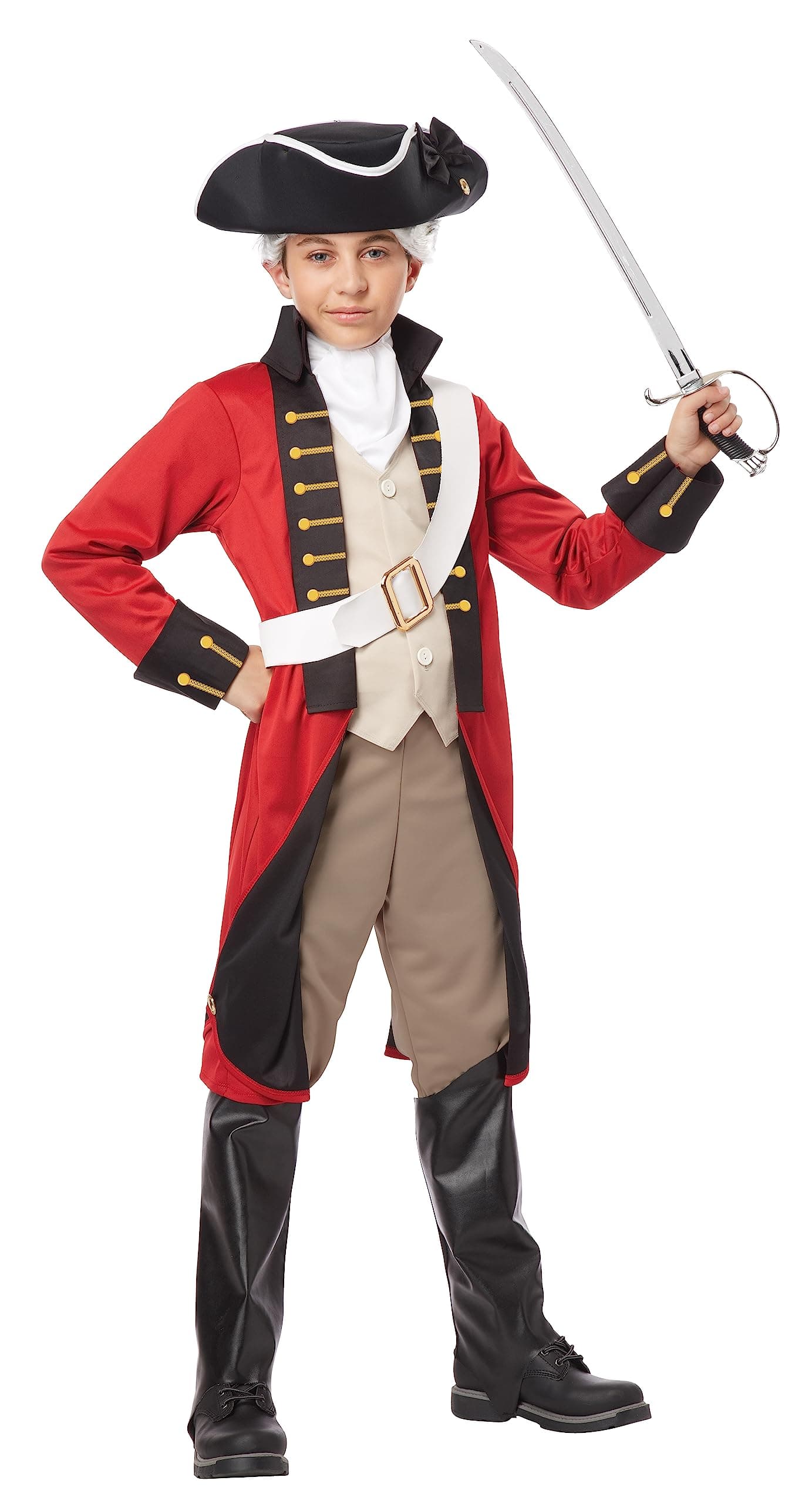 British Redcoat Boy Costume British Redcoat Costume