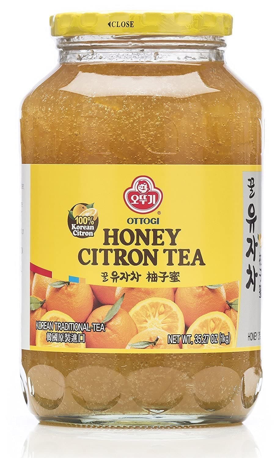 Honey Cider Tea 35 Ounce, Delicious Natural Soothing Korean Tea, Trans Fat Free, Cholesterol Free And Caffeine Free