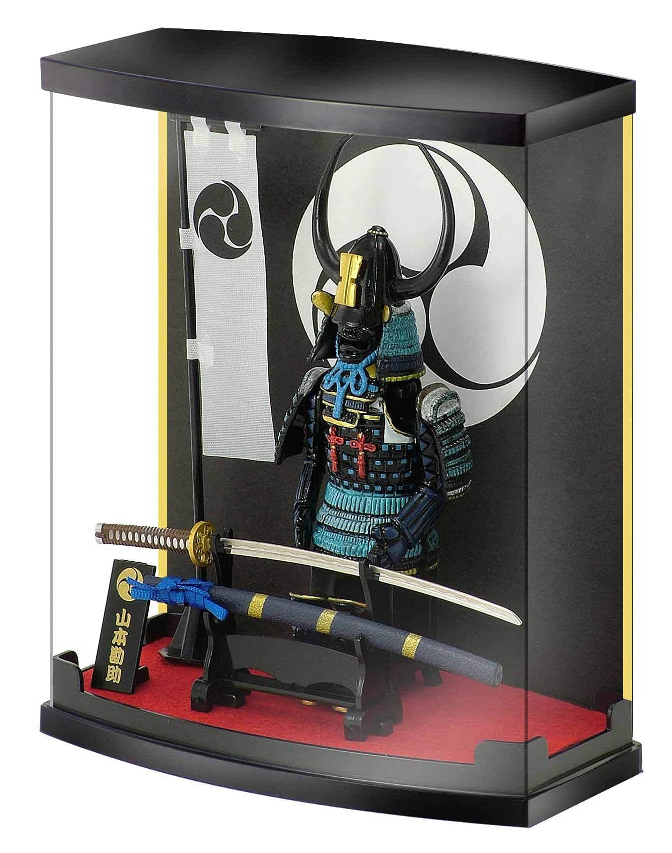 MEISTER JAPAN Samurai Figure Series 21cm(H) x 17.5cm(W) x 9.14(D) with Royal Sword (Katana), suitable for use in the study office, living room, suitable for lovers such as Ninja and Bushido.