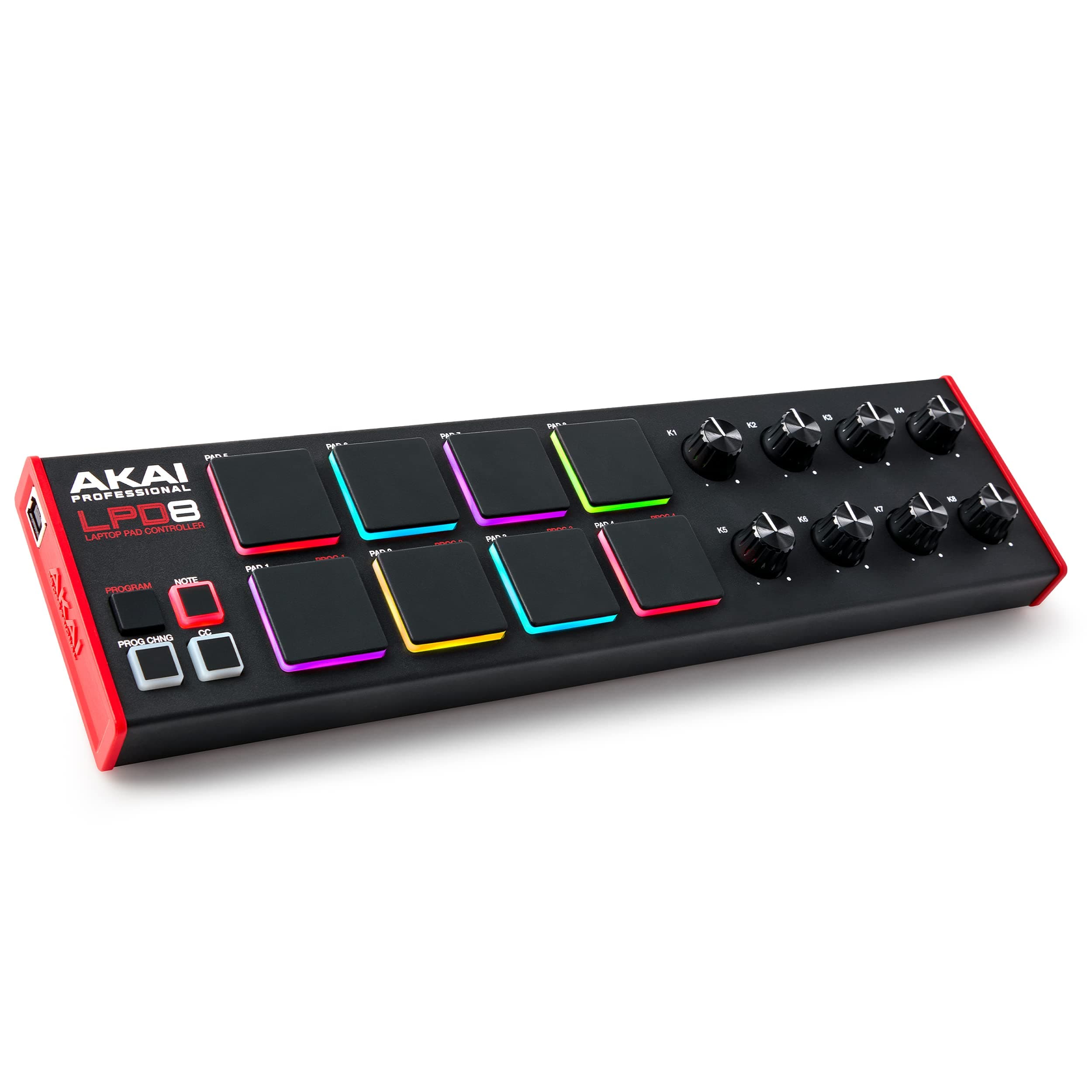 Akai Professional LPD8 MK2 Mini USB Controller, Black