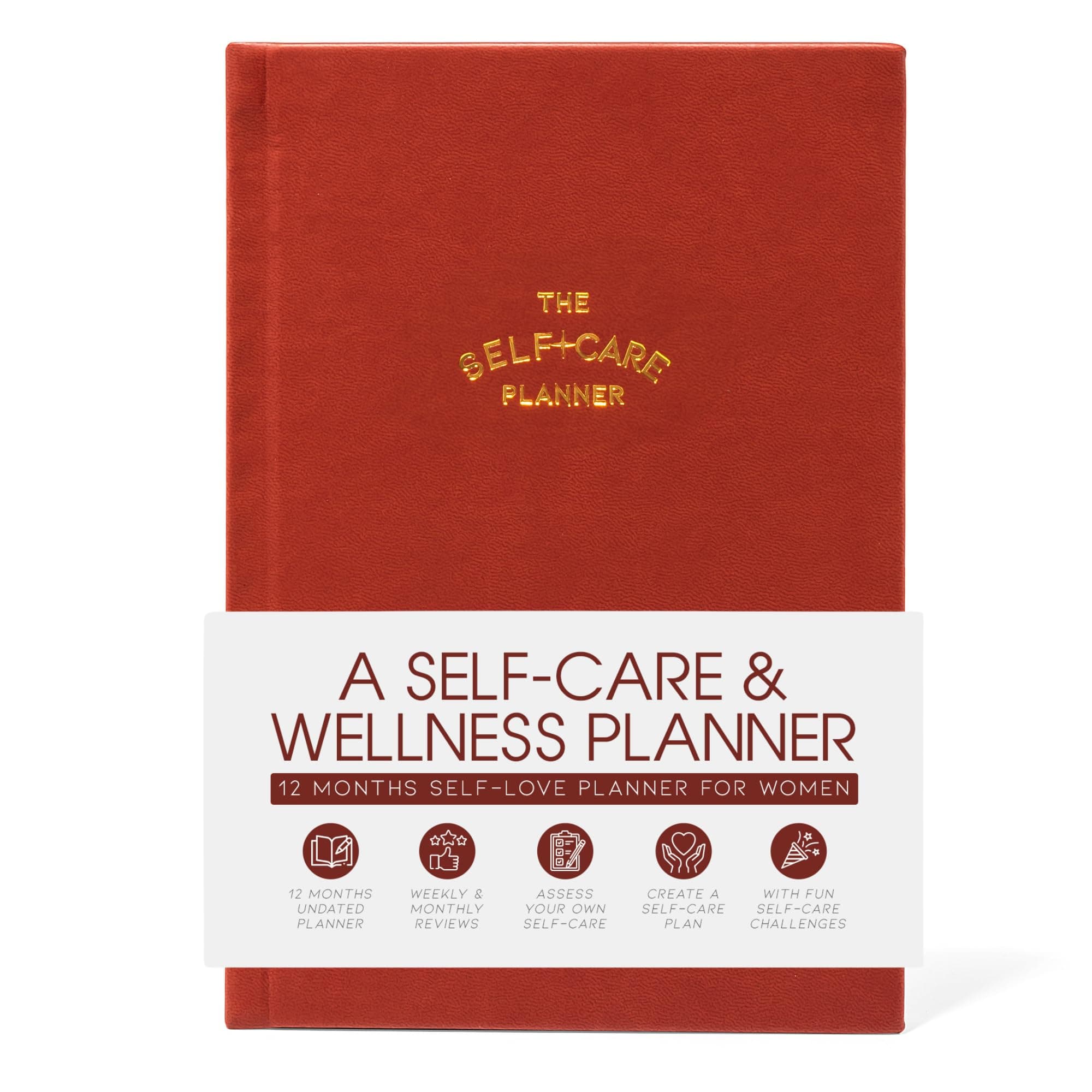 Self Care Planner by epic self - Undated Wellness Planner, 48 Weeks - Self-Love, and Habit Tracker for Women - Prioritize Your Well-being in 2024 - Daily & Weekly Reflection Pages