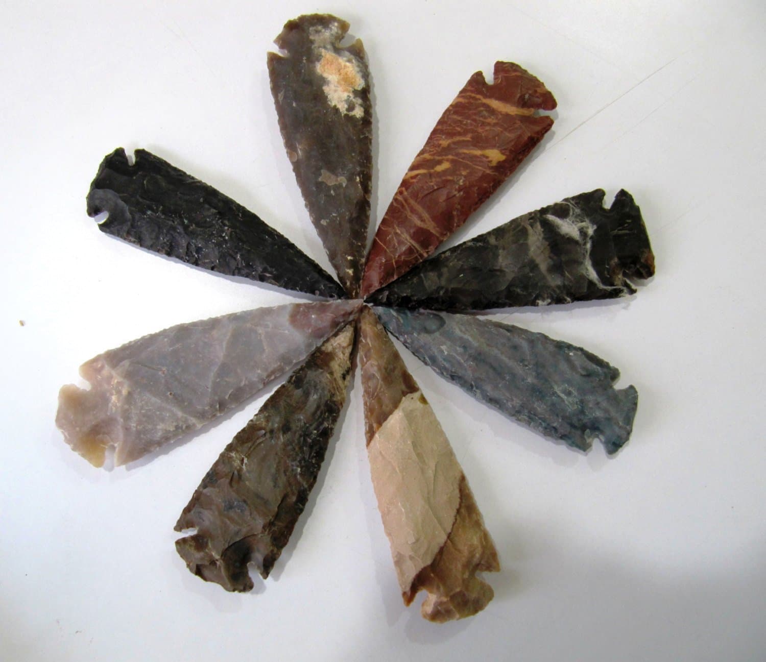 Shop Sale, Big Jasper Arrowhead 4 inches Approx, Raw Jasper Arrow Charm Mix Colors, Bulk Lot Available Wholesale Prices, Agate Spear