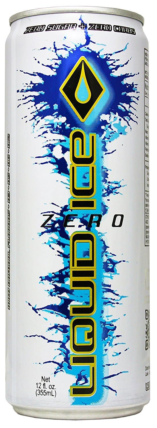 Liquid Ice Energy Drink - Arctic Zero (12 Fl Oz, 24 Count)
