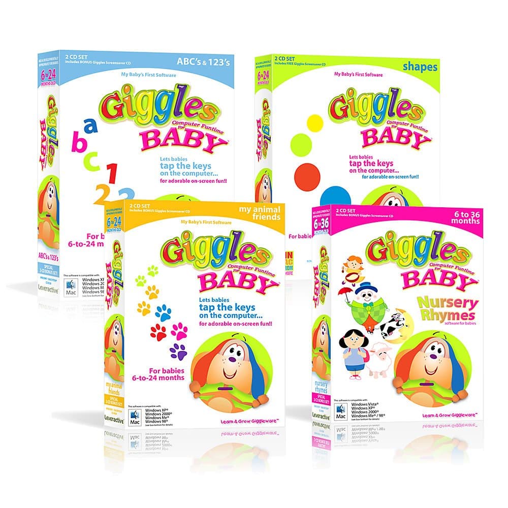 Giggles Computer Funtime For Baby - ABCs & 123'S