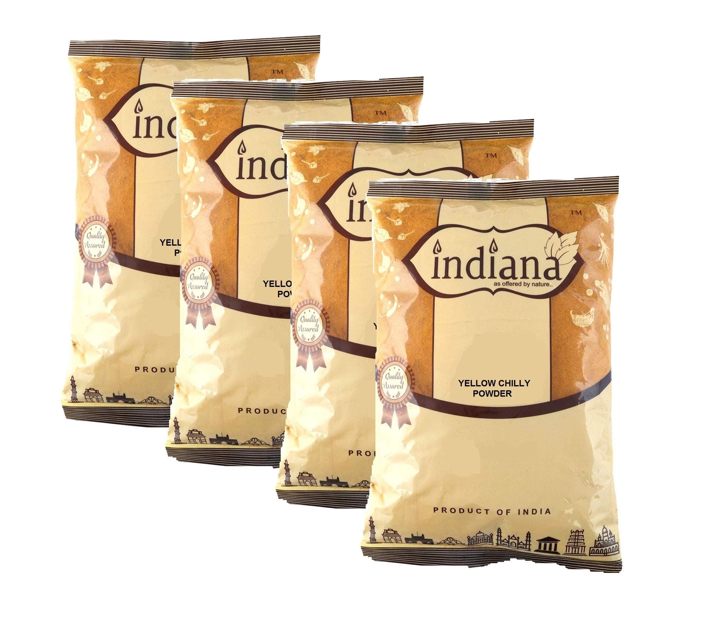 Indiana Yellow Chilly Powder Peeli Mirch, 1Kg�