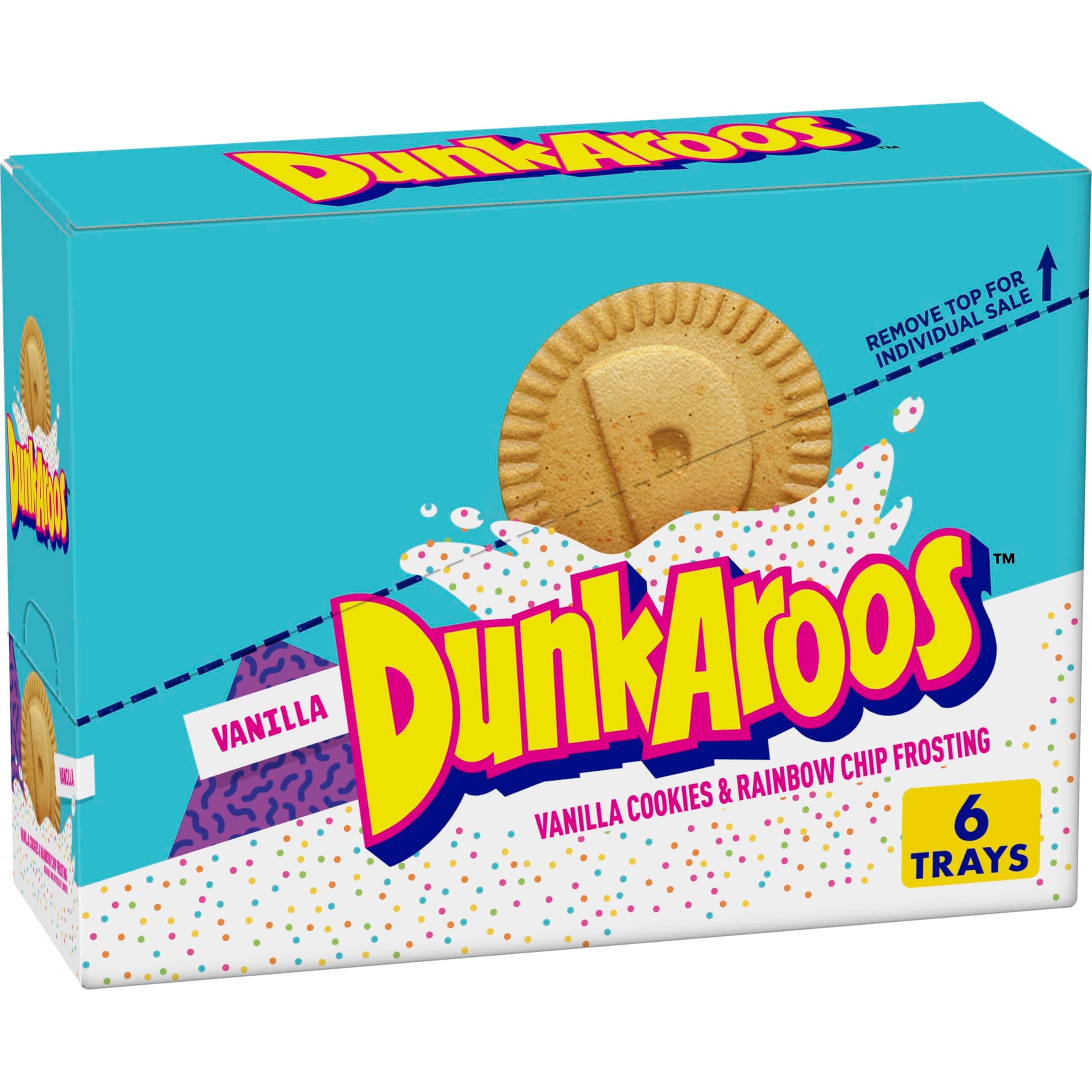 Dunkaroos, Vanilla Cookies and Vanilla Frosting, 6 ct, 9 oz