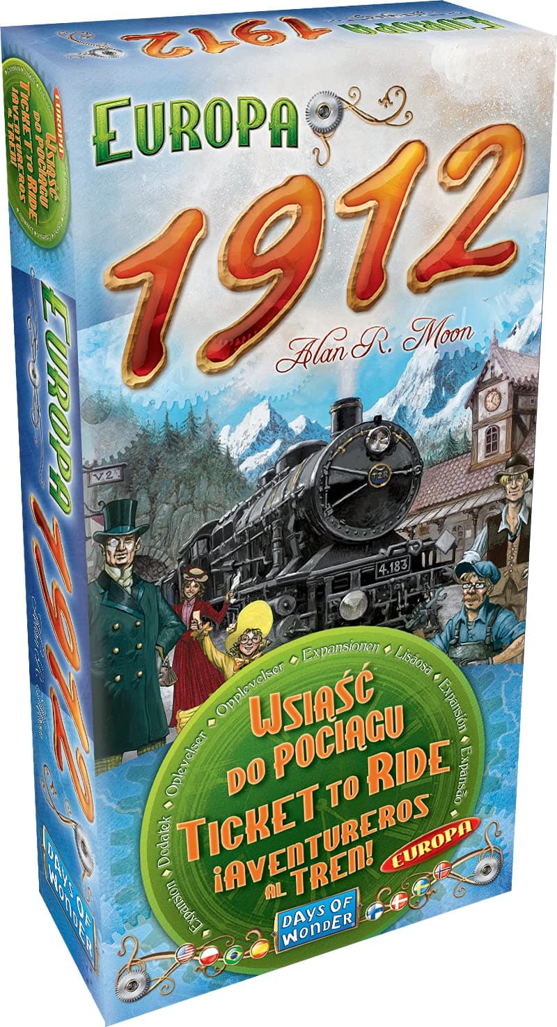 Days of Wonder ASMODEE Ticket to Ride – Europe 1912 Expansion Pack (DOW720111)