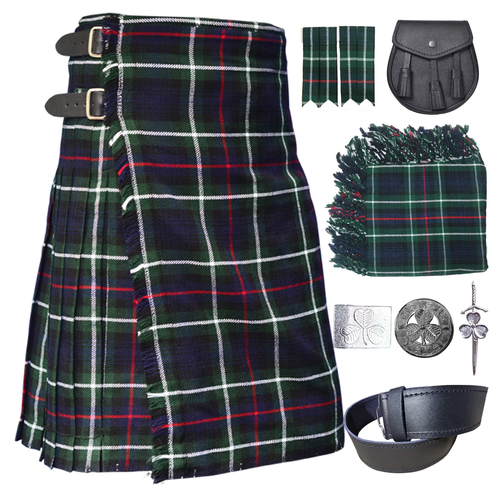 All Kilts SportsKilt - Men's Wedding Kilt Outfit Deals - 8 Items in Deal