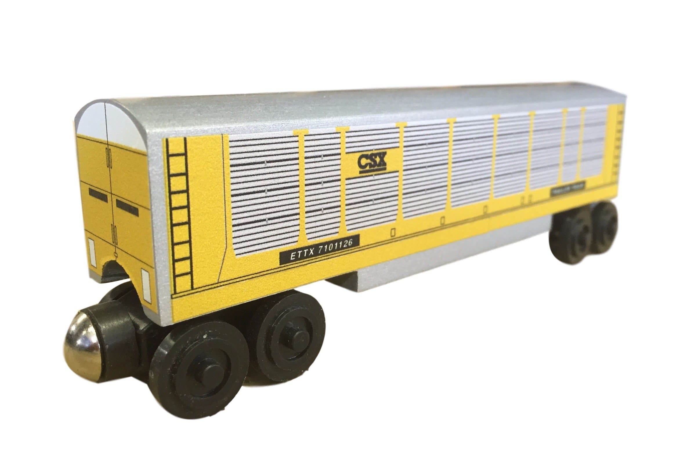 Whittle Shortline Railroad CSX Autorack Wooden Train Car - 810001