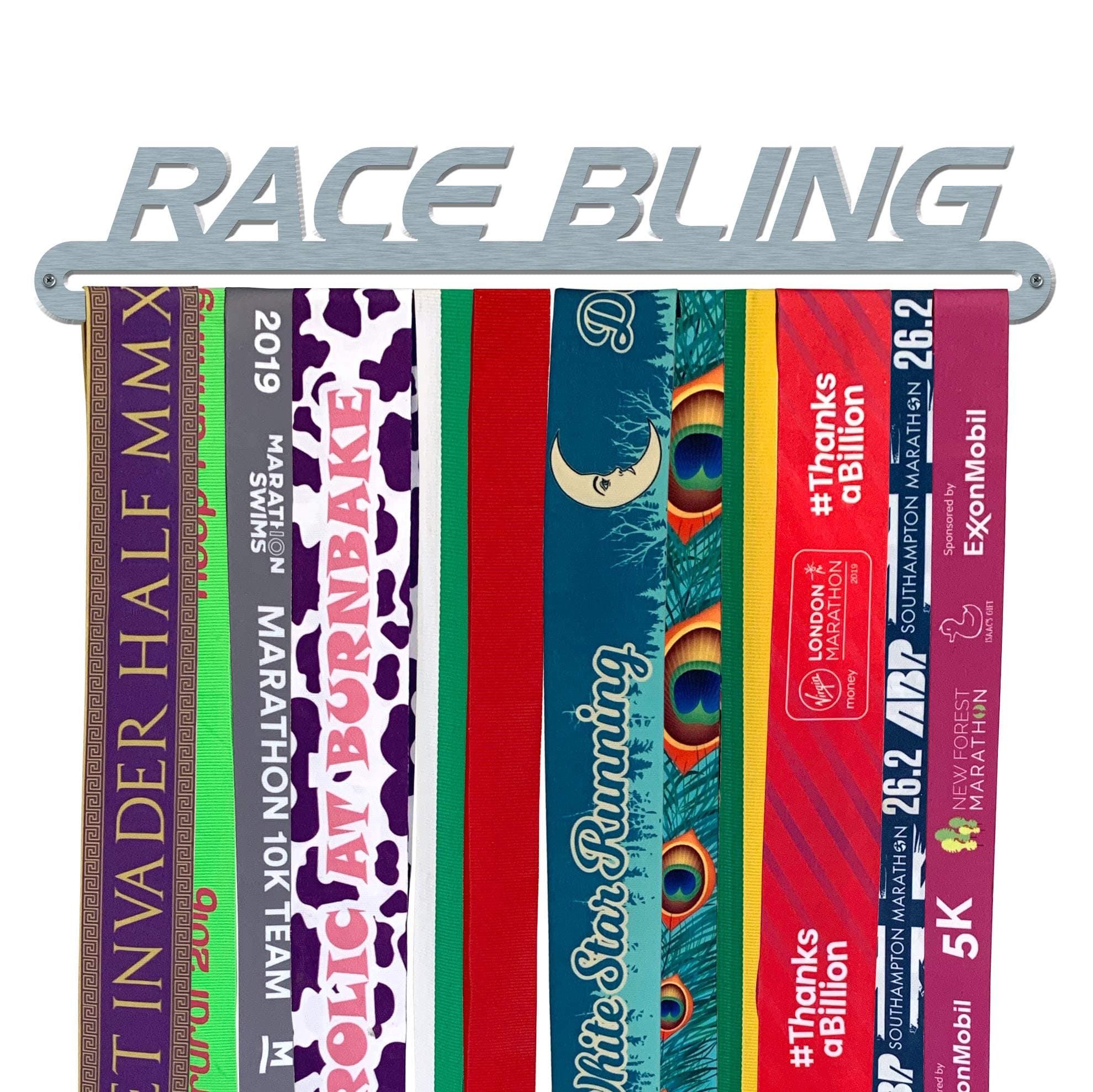 Medal Hanger Display | RACE BLING | Metal | Wall Mounted Running Medal Holder