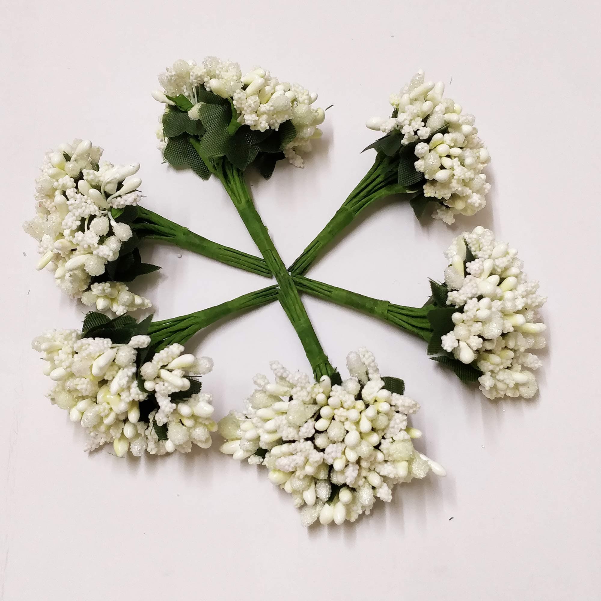 ExcellentcraftsExcellentcrafts Artificial Flowers (Beige, 6 Piece)