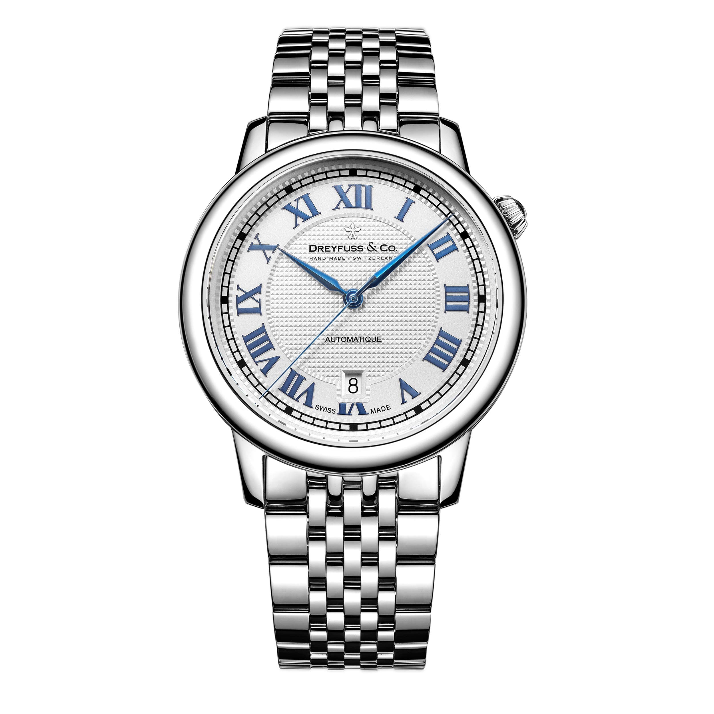 Dreyfuss Mens Analogue Classic Automatic Watch with Stainless Steel Strap DGB00148/01