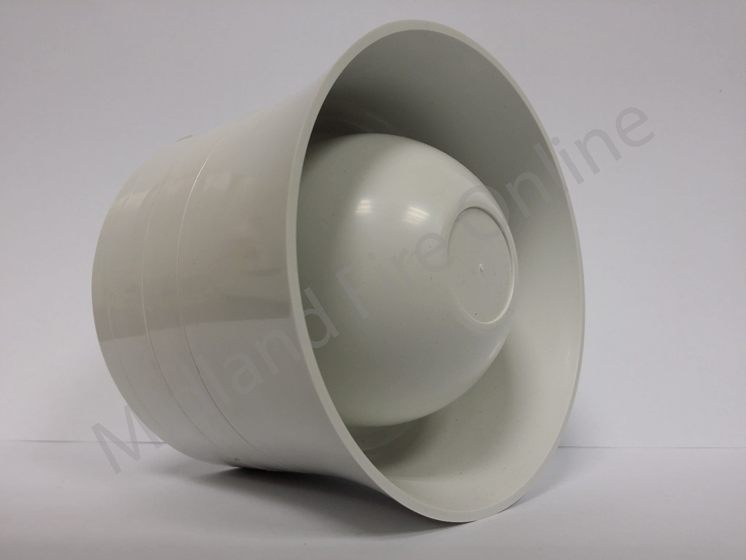 Global Fire Equipment - Valkyrie Conventional Fire Alarm Sounder WHITE by Midland Fire On-Line