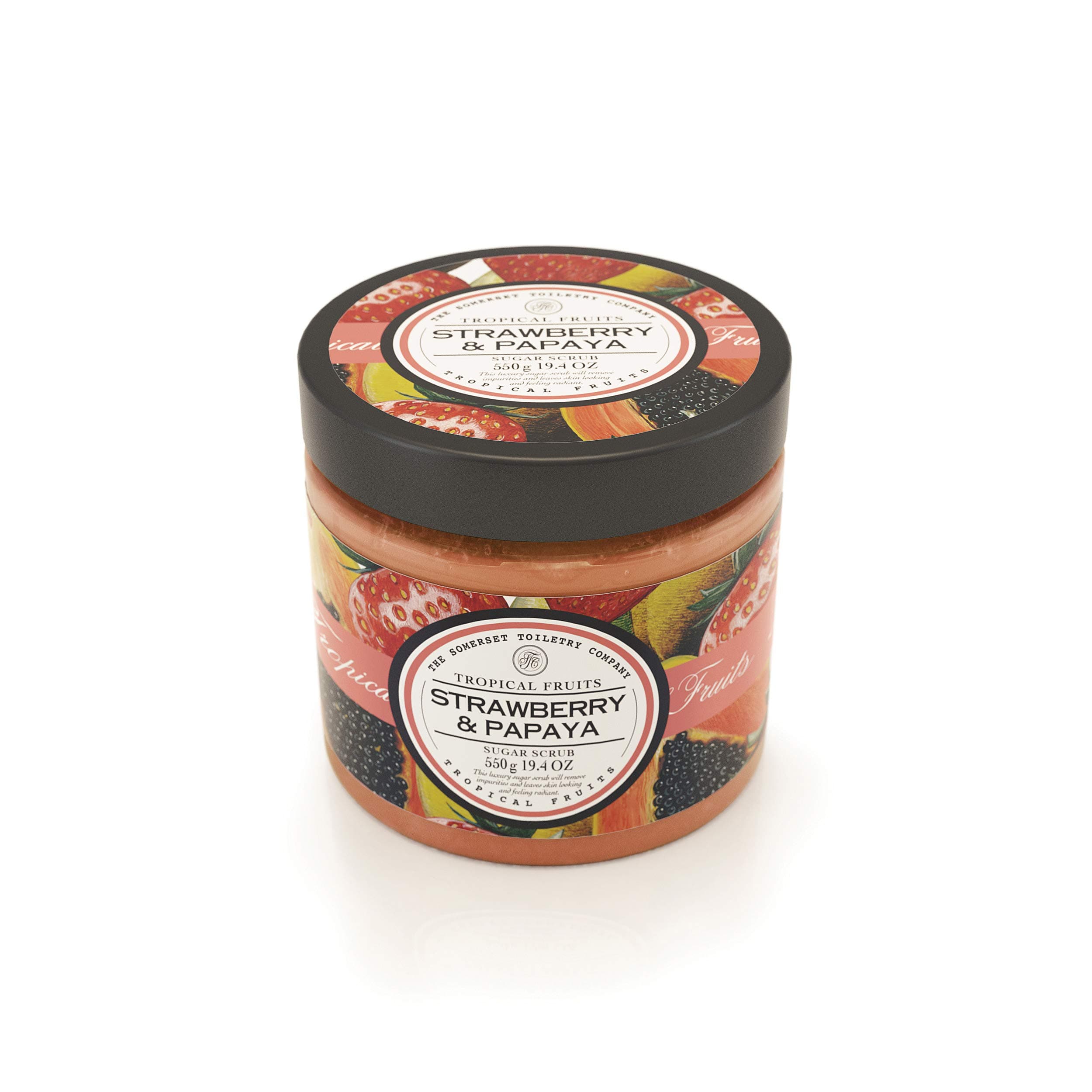 Tropical Fruits Strawberry and Papaya Sugar Scrub 500 g