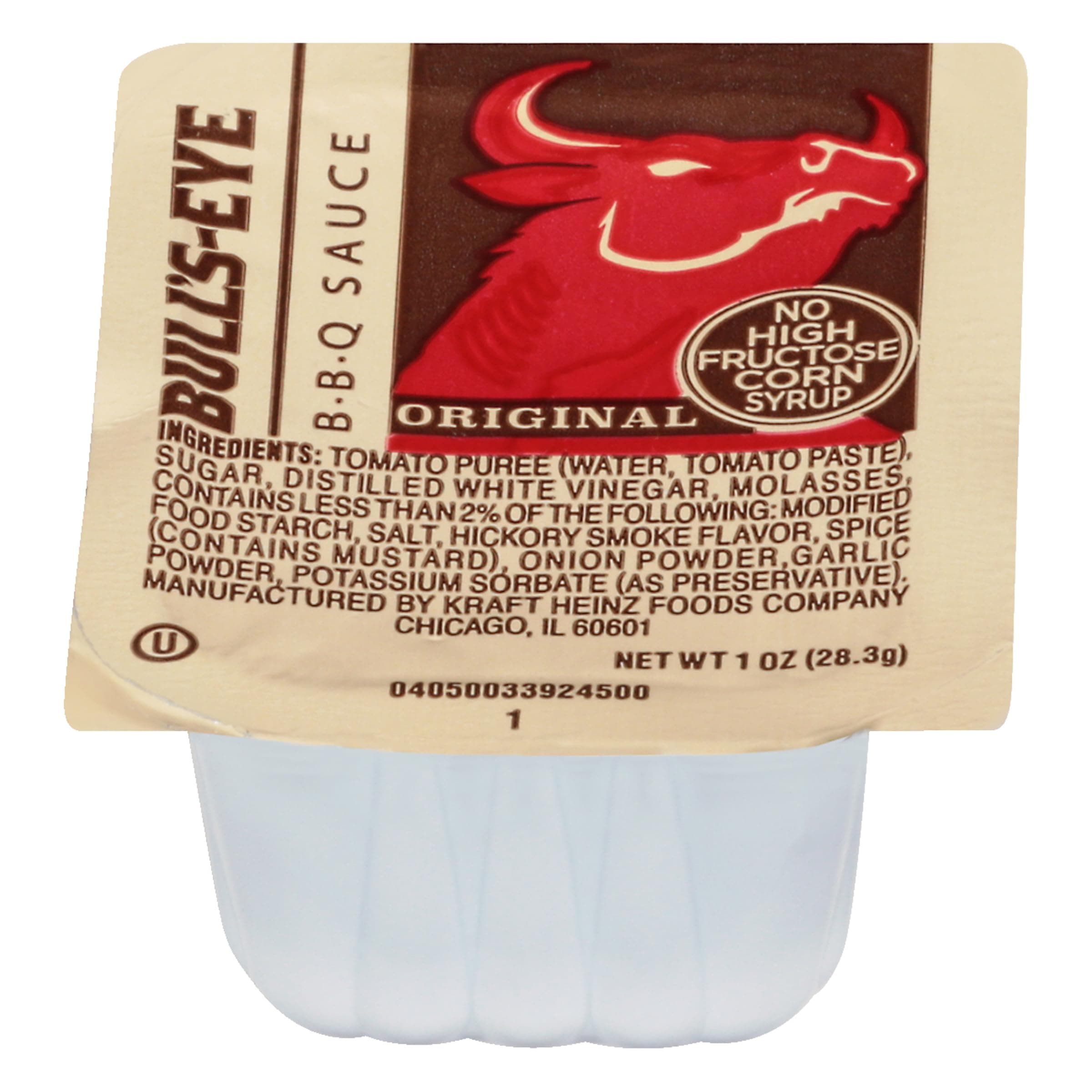 Bull's-Eye Original BBQ Sauce (1 oz Cup, Pack of 100)
