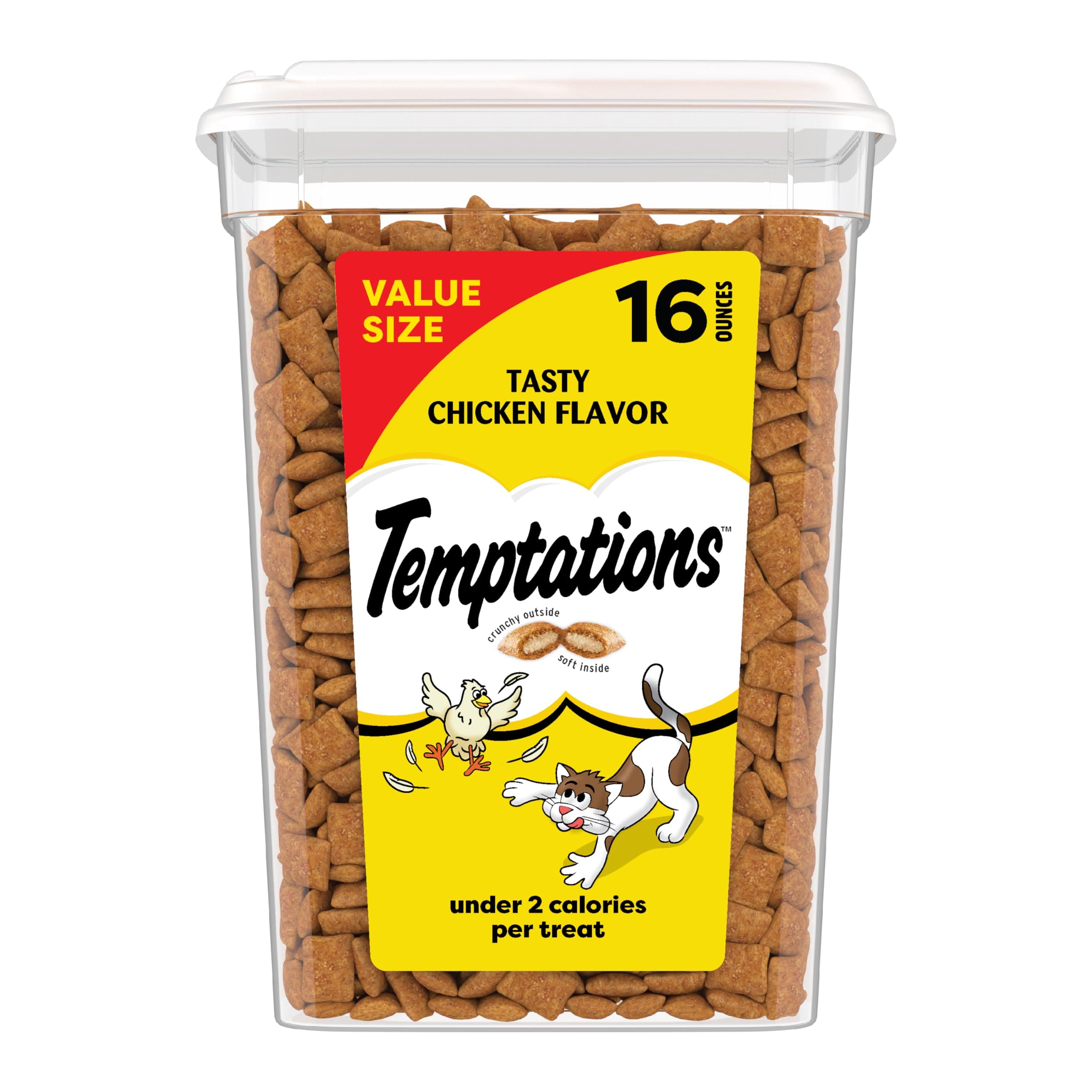 Temptations Classic Chicken Treats for Cats, Standard Packaging, 16 oz