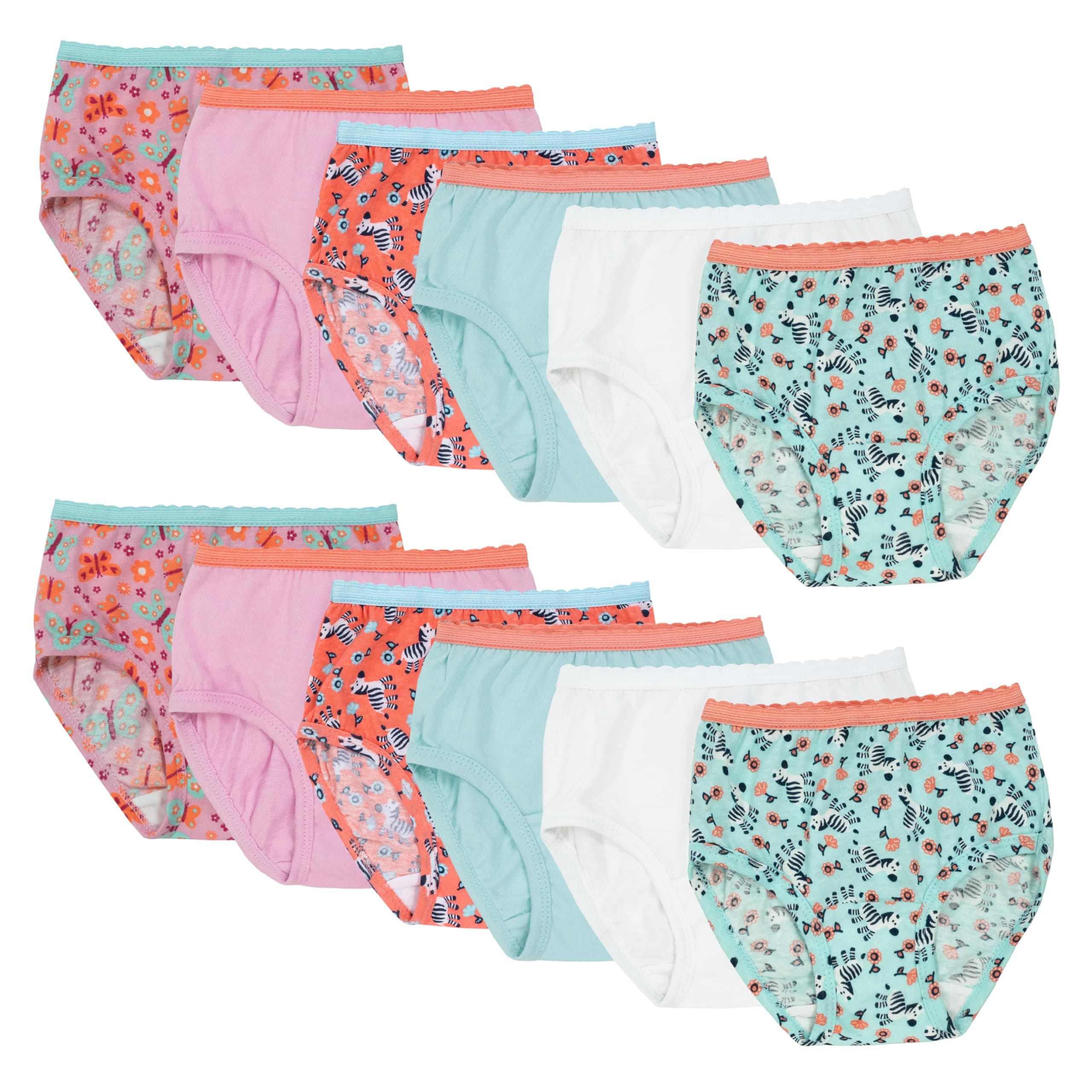 Toddler Girls' Tag-Free Cotton Underwear