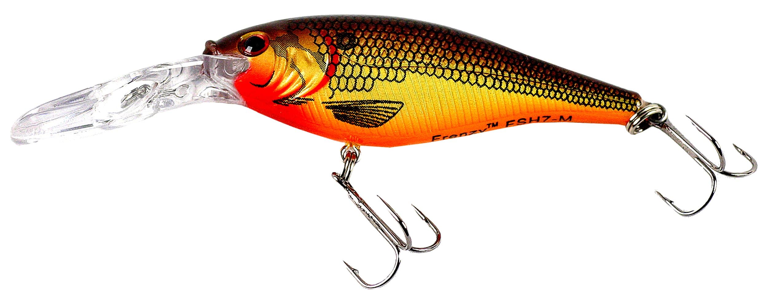 Berkley Frenzy Floating Flicker Shad 7cm, Orange Shad