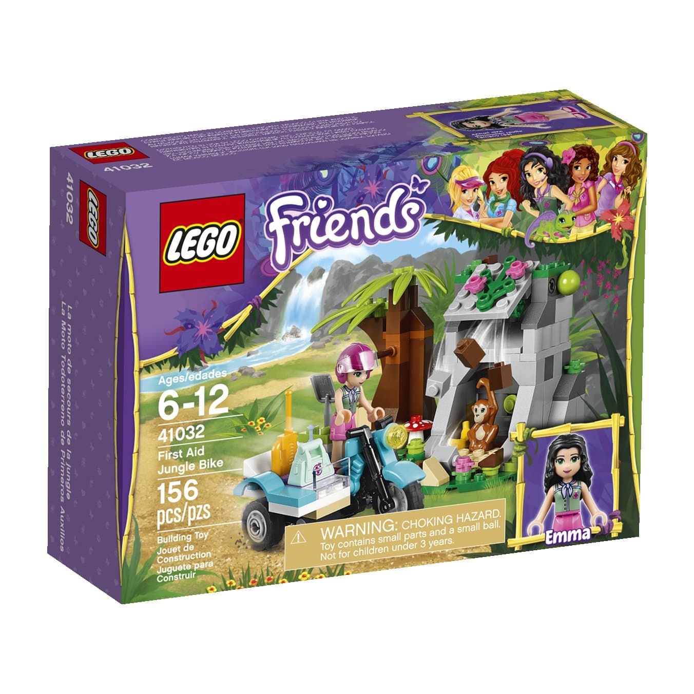 Friends First Aid Jungle Bike 41032 Building Set