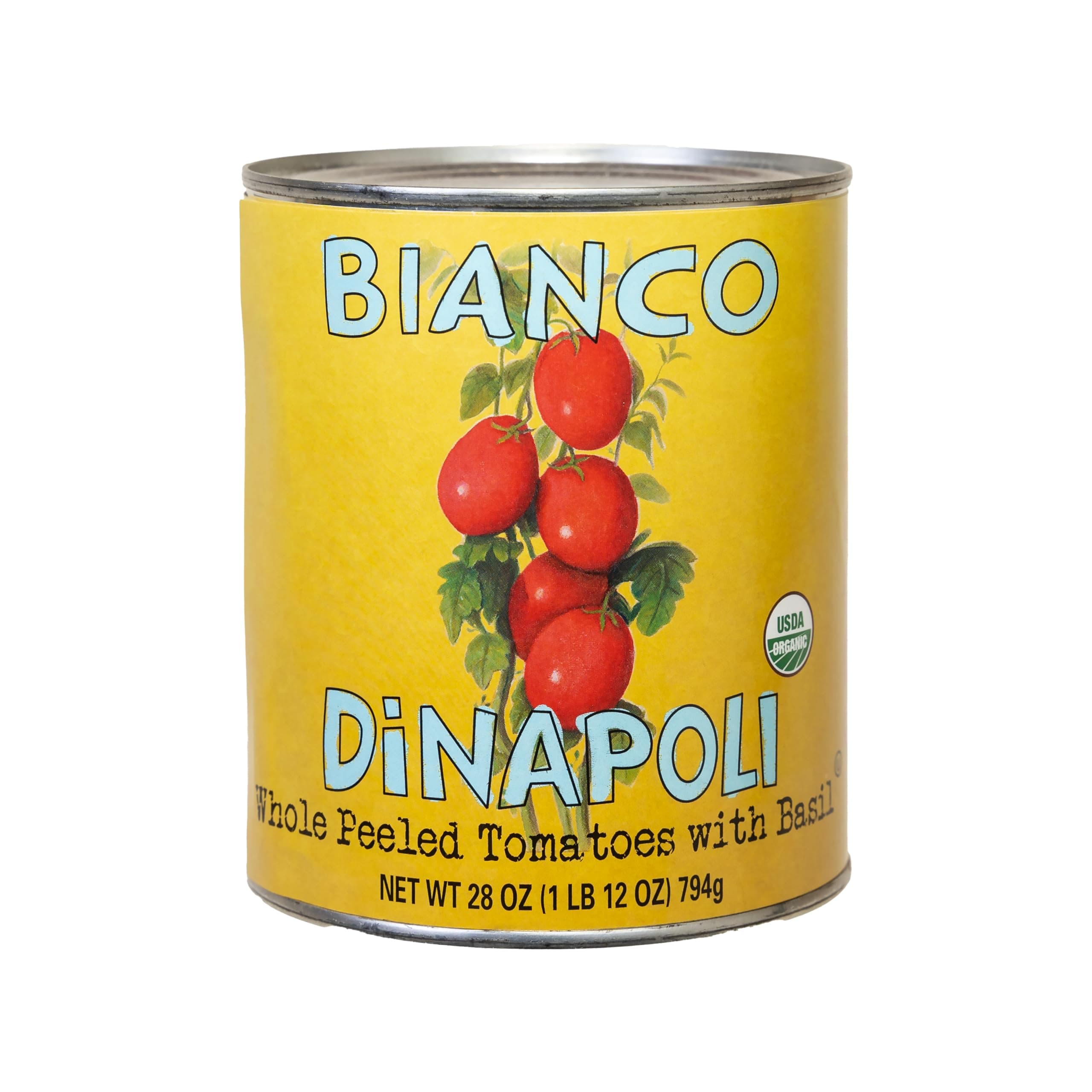 Bianco DiNapoli Whole Peeled Organic Tomatoes, 28 oz