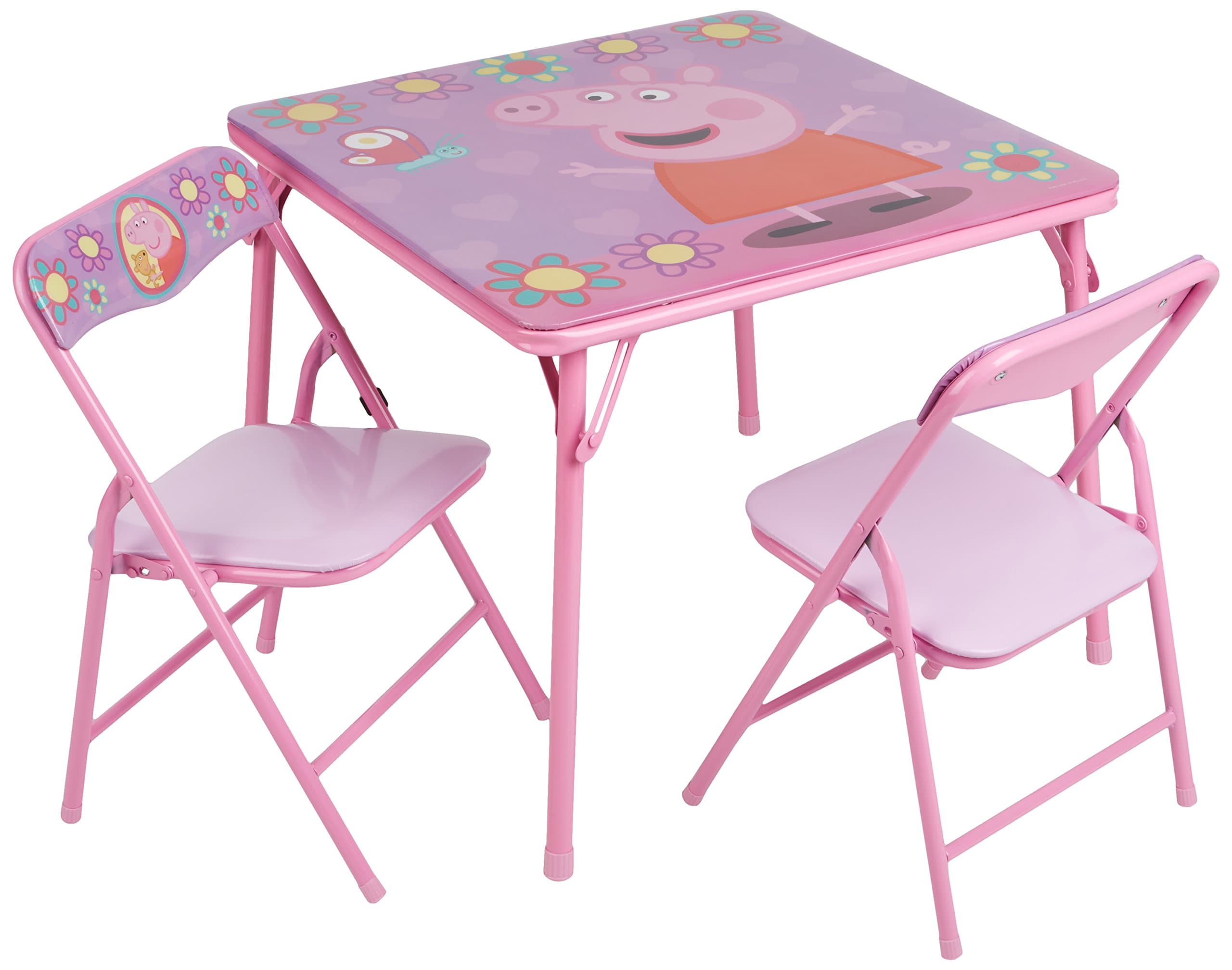 Peppa Pig New Spring 2018 Multipurpose Activity Table Set with Two Chairs Activity Table Set