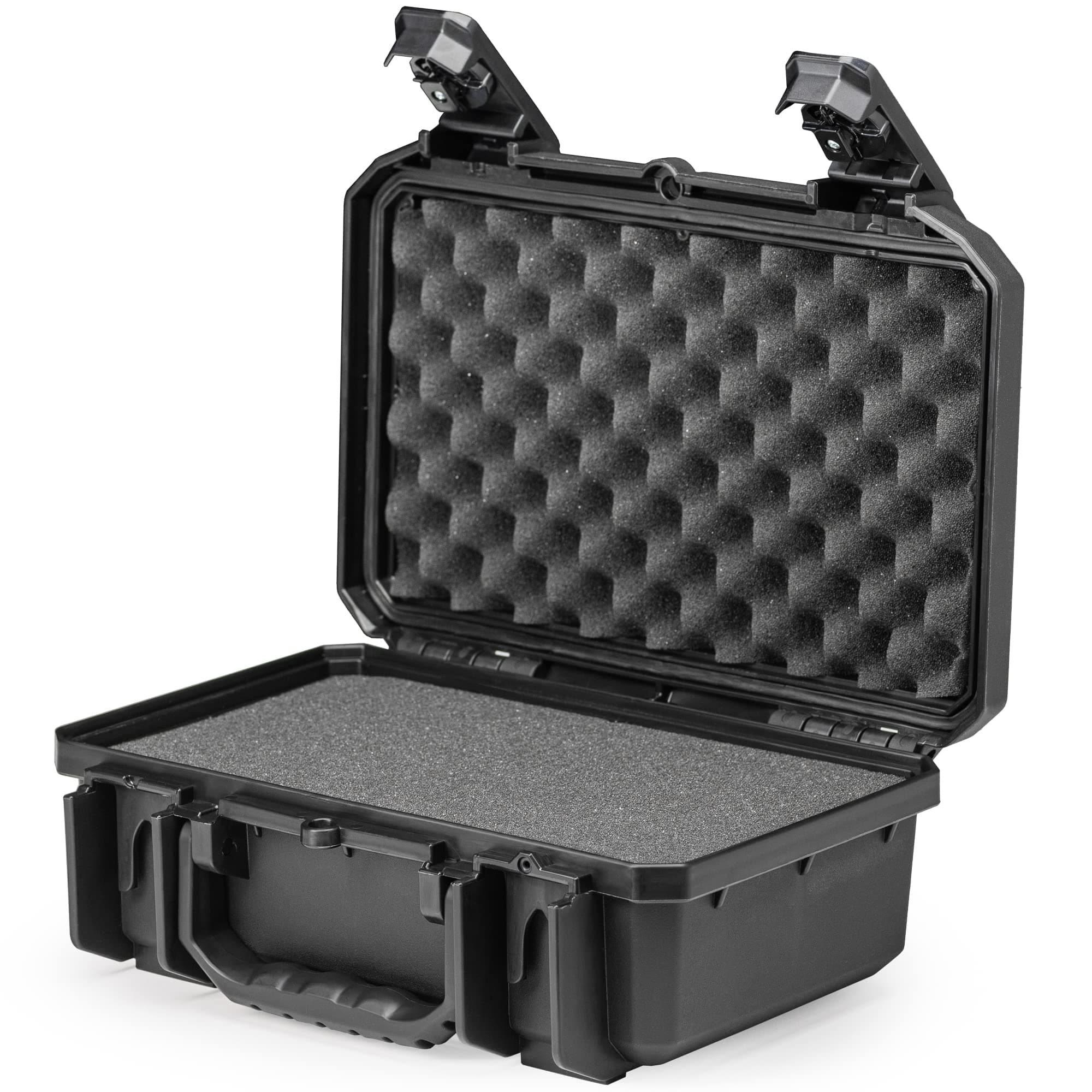 230 Heavy Duty Protective Dry Box Case with Foam - TSA Approved/Mil Spec / IP67 Waterproof/USA Made for Ammo First Aid Kits Microphones Motorcycles Bikes (with Foam)